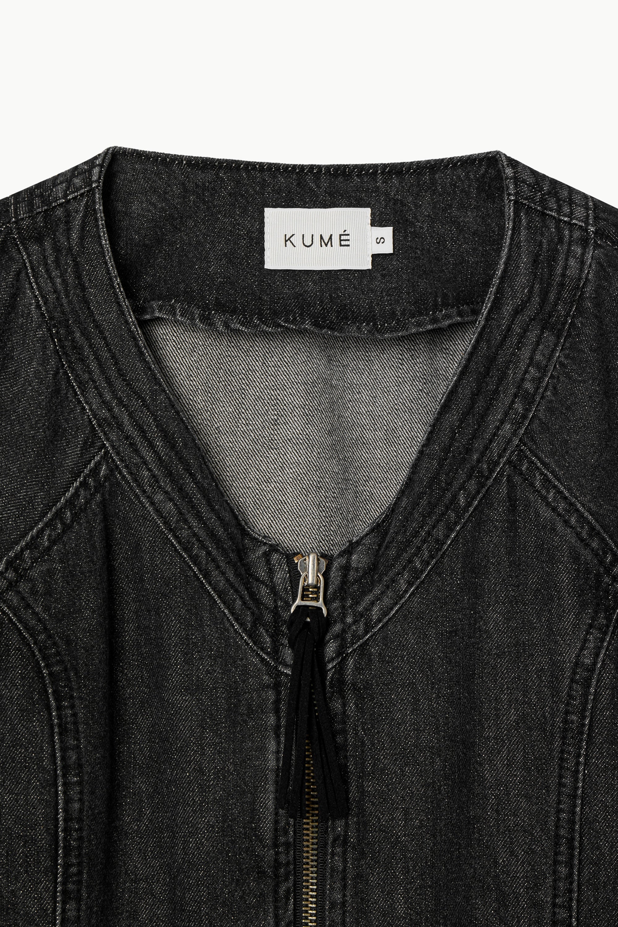 Denim Zip-up Mini Dress