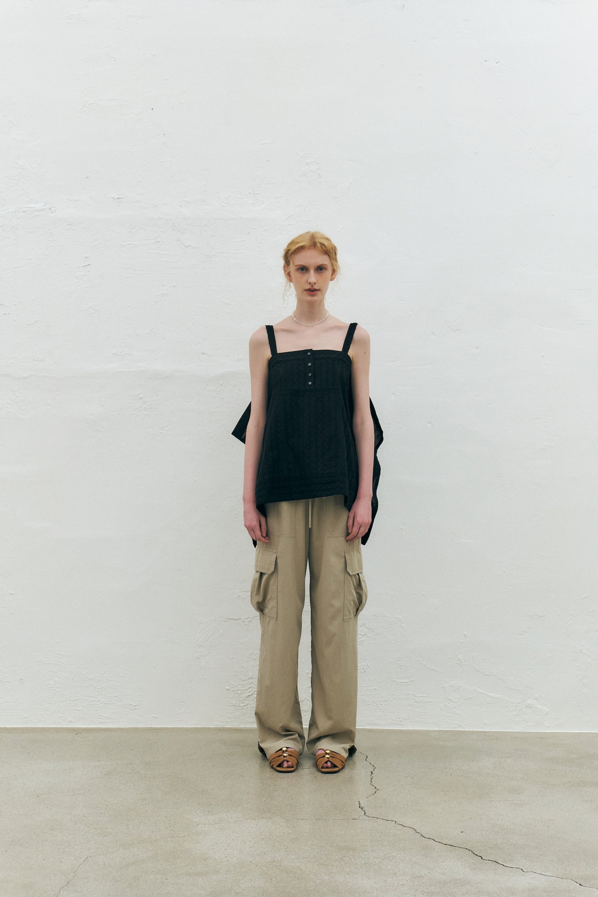 Eyelet Embroidered Cotton Top