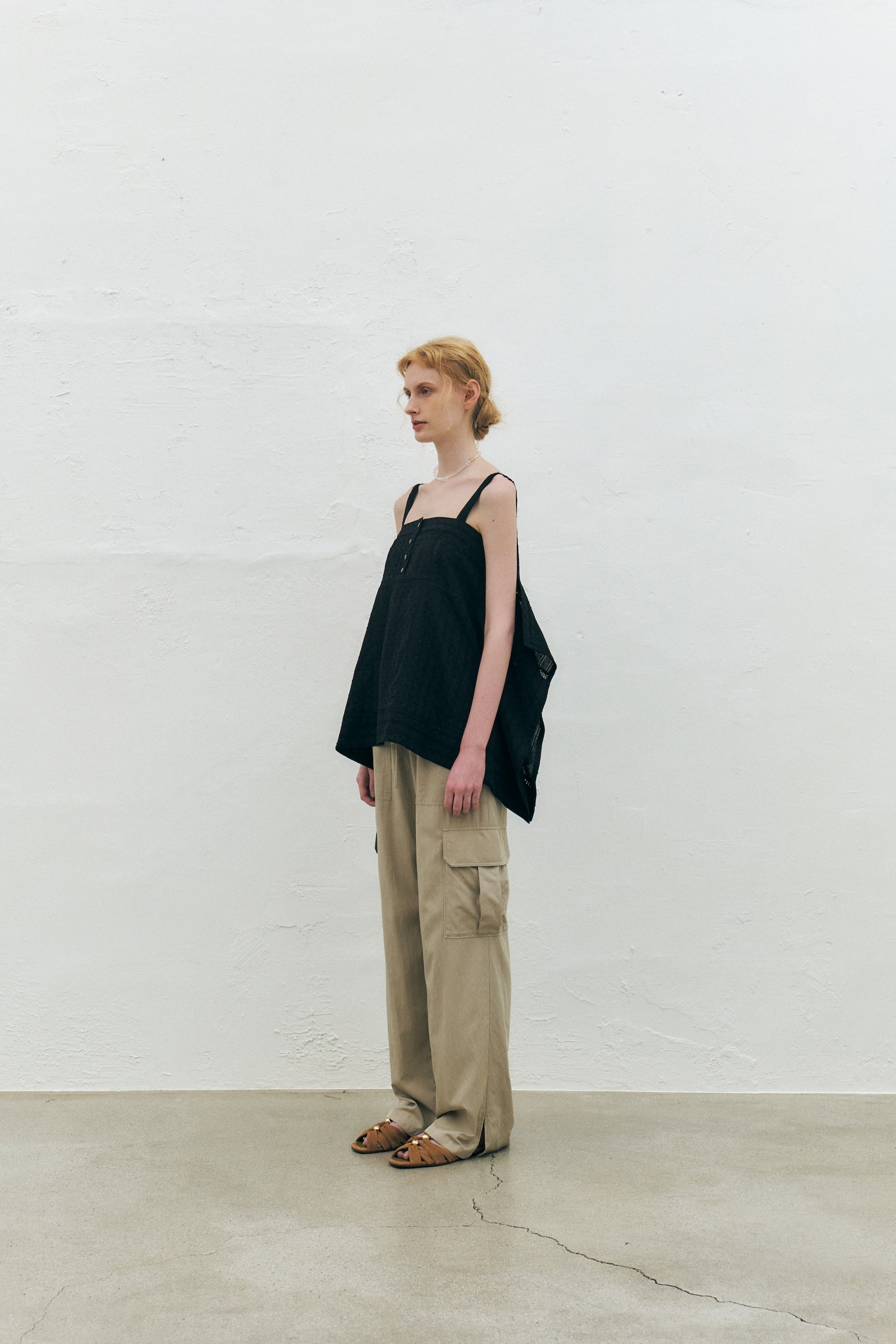 Eyelet Embroidered Cotton Top