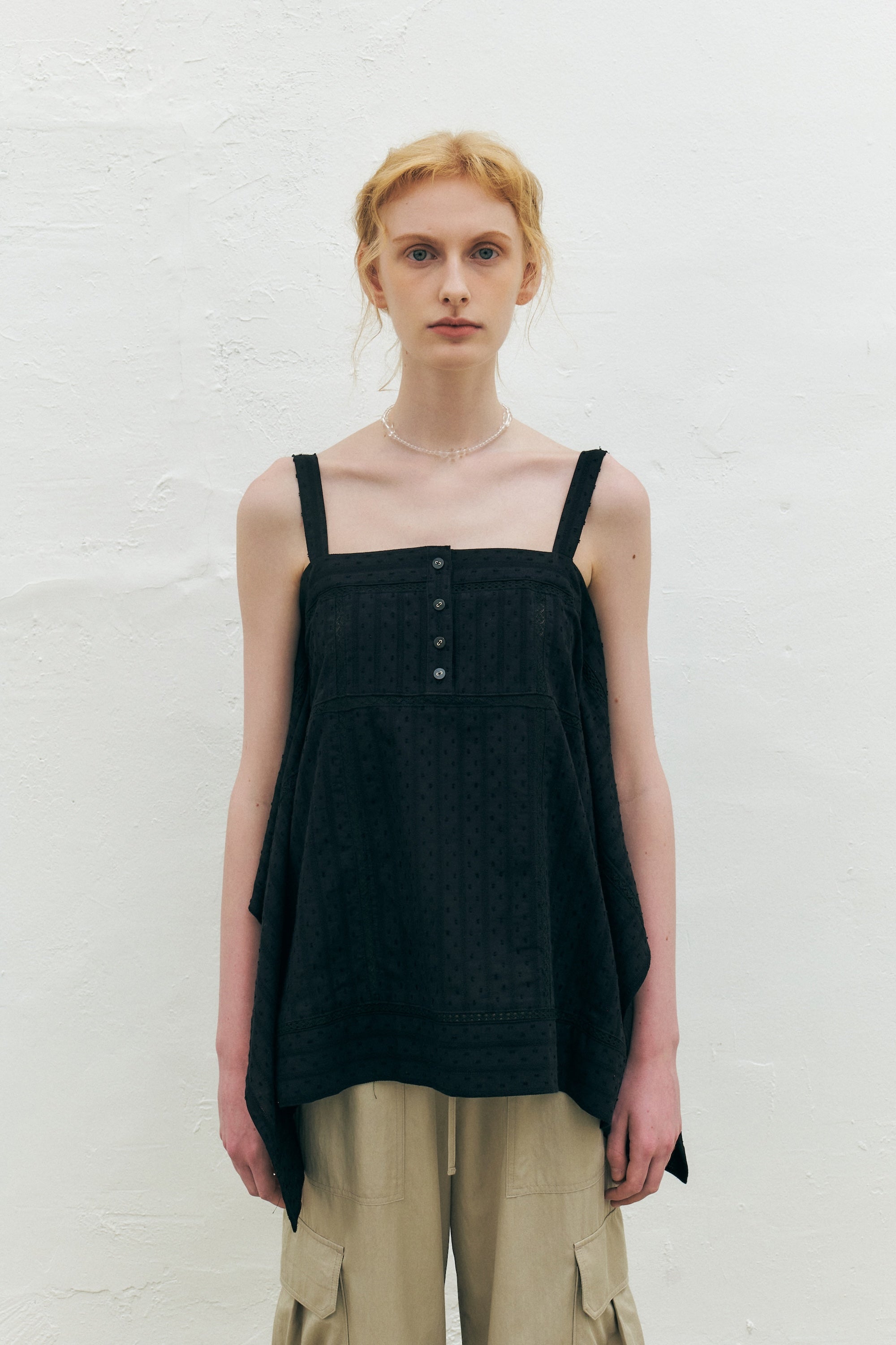 Eyelet Embroidered Cotton Top