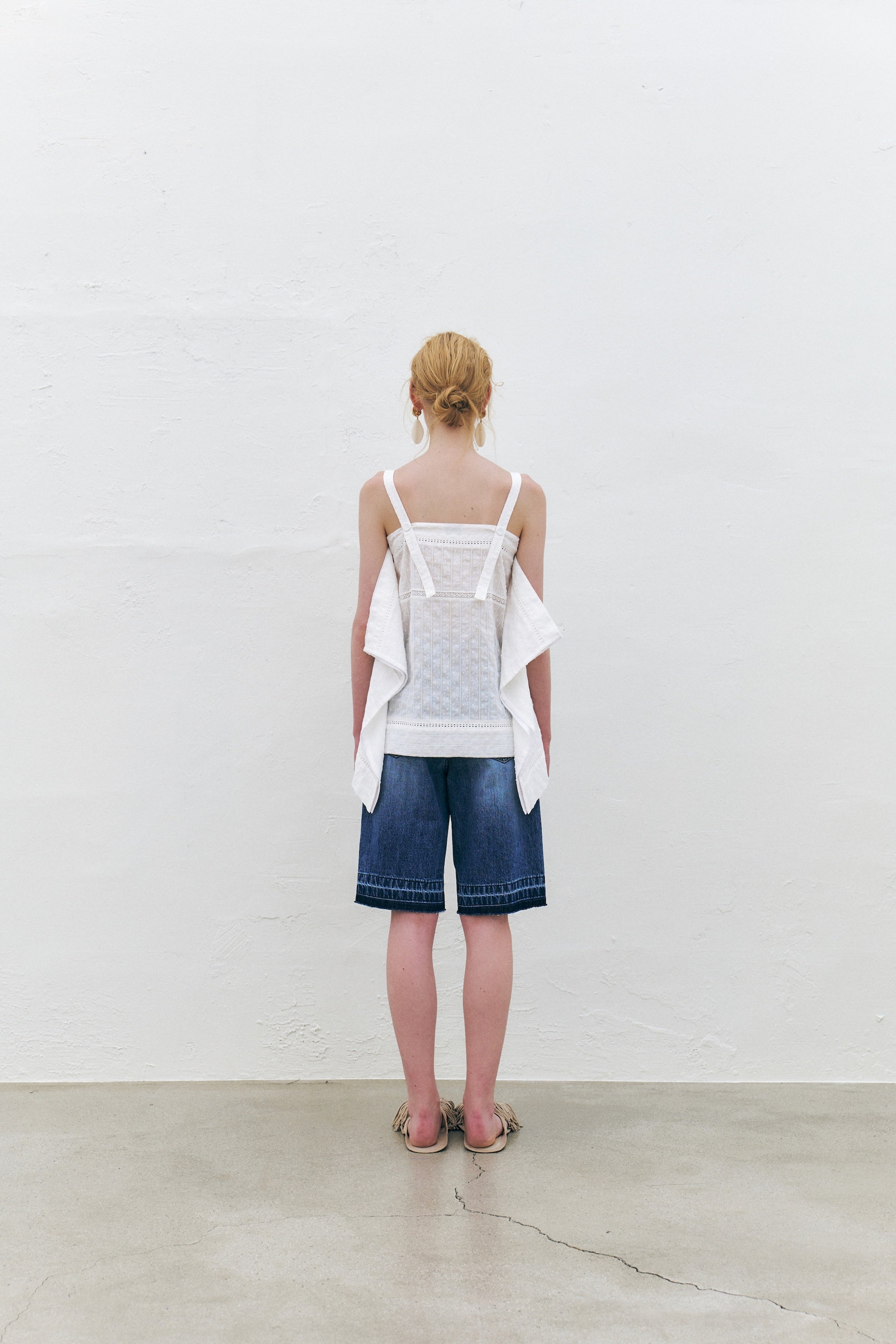 Eyelet Embroidered Cotton Top