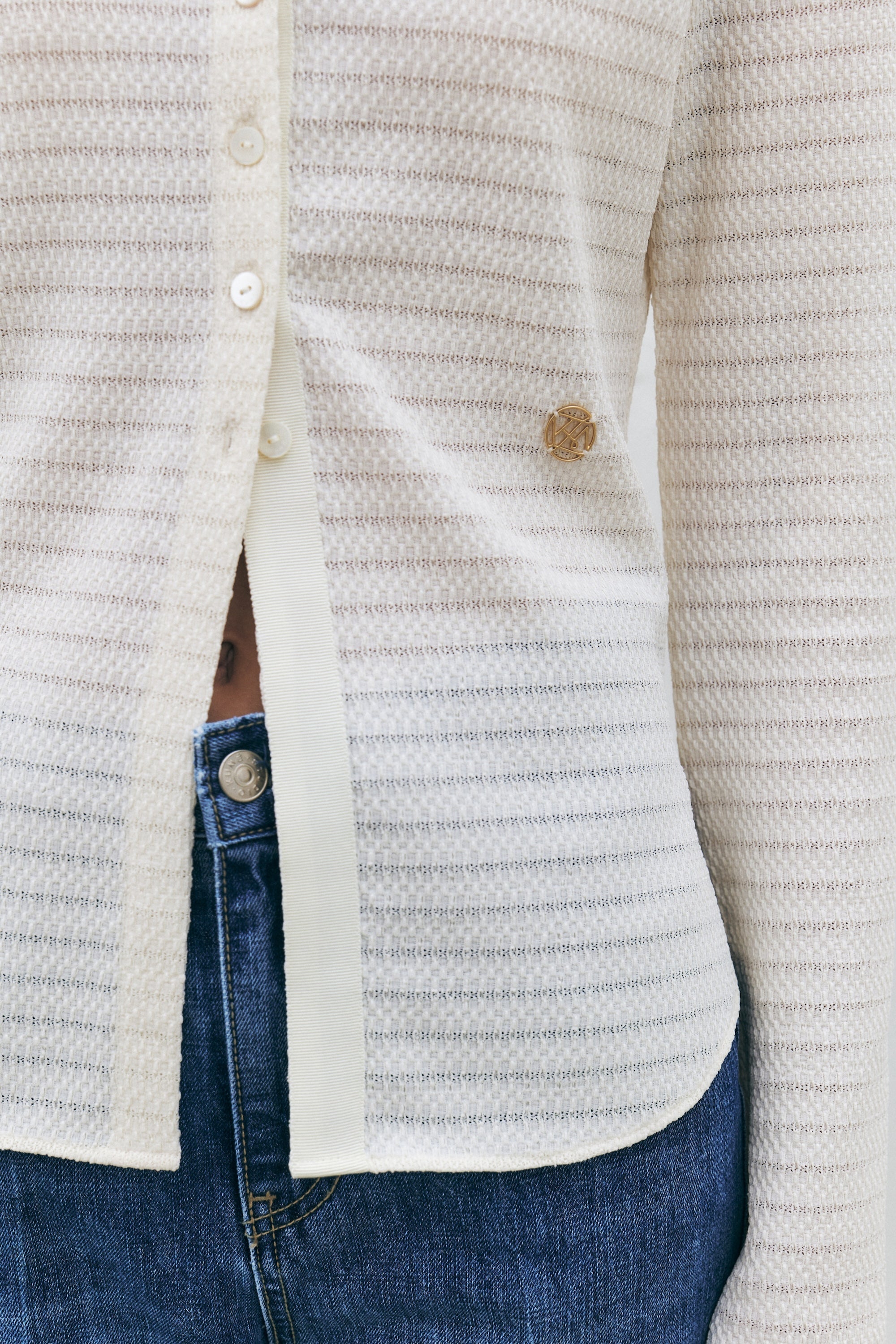 Crinkled Fitted Shirt