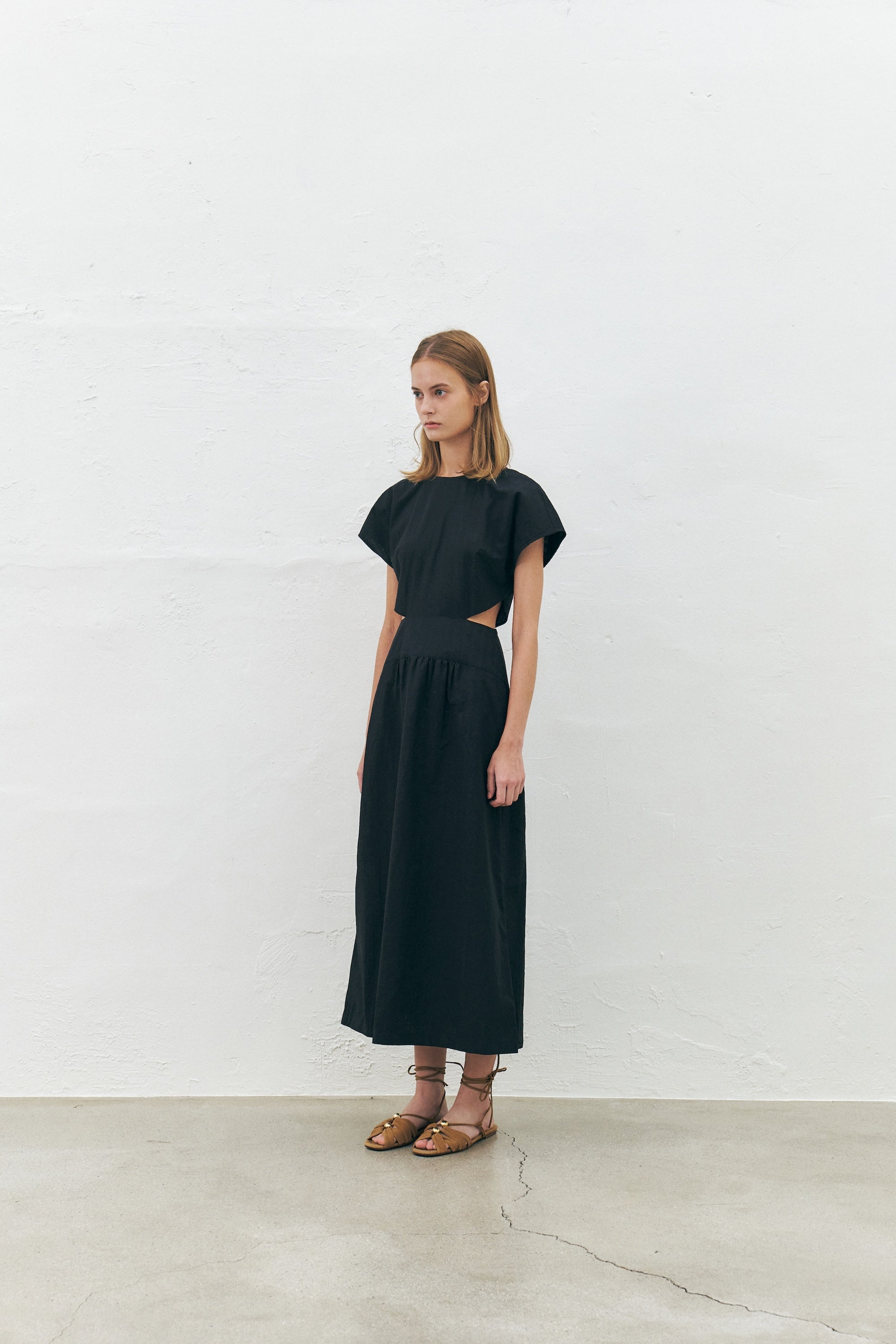 Side Cut-out Long Dress
