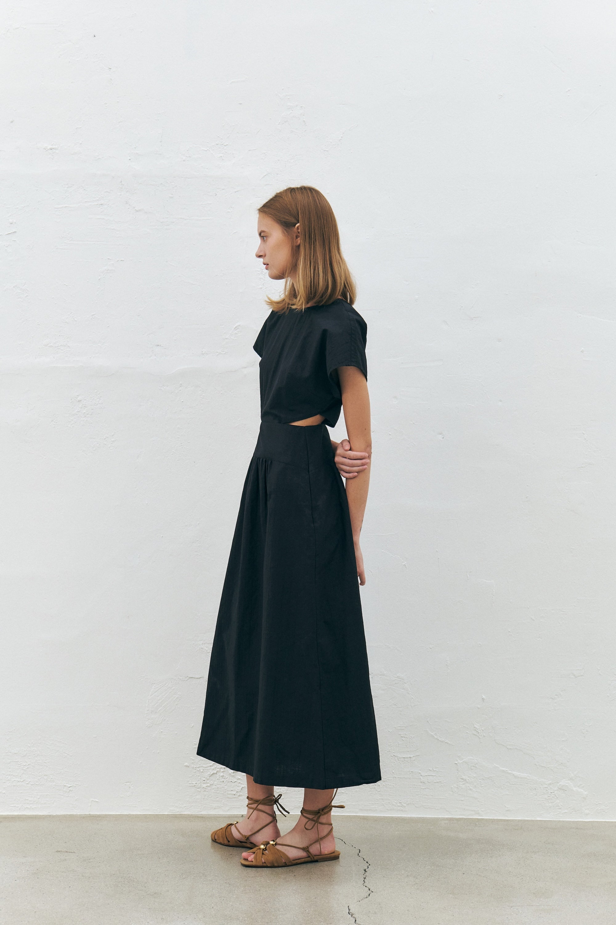 Side Cut-out Long Dress