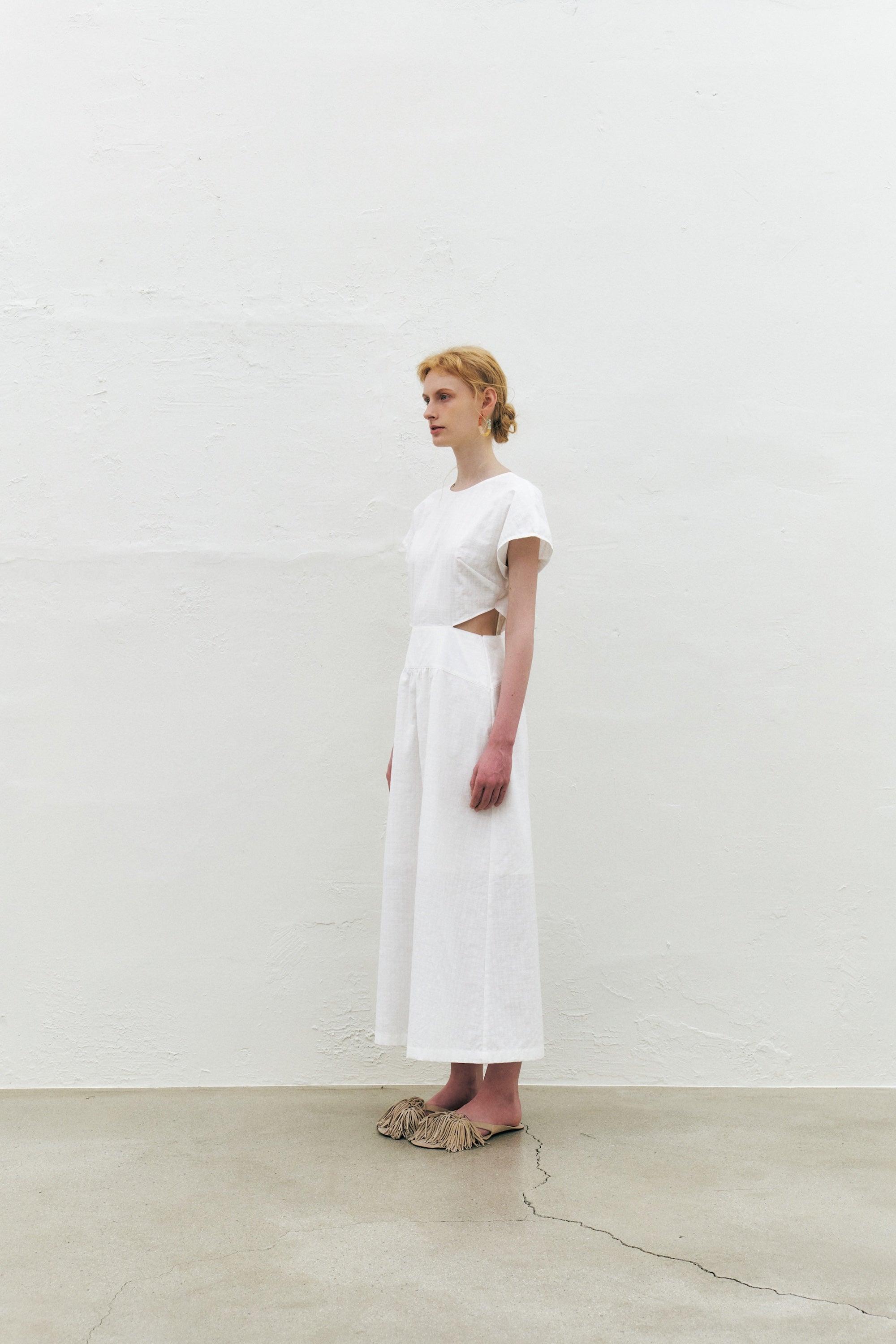 Side Cut-out Long Dress