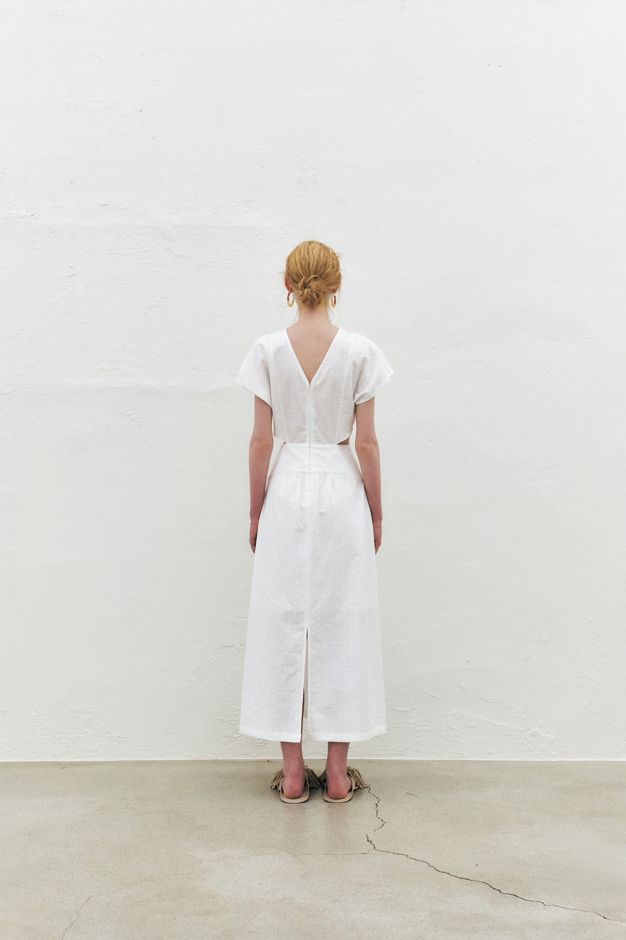 Side Cut-out Long Dress