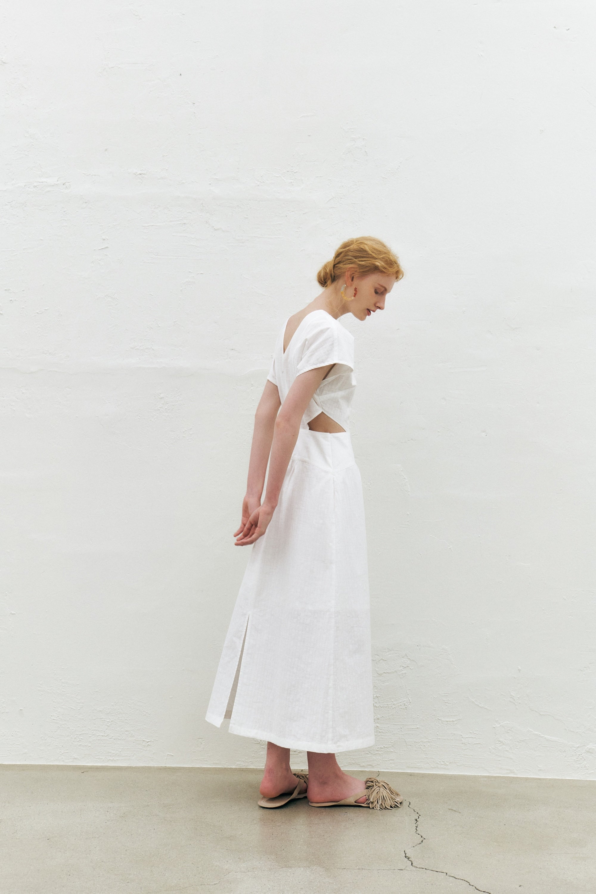 Side Cut-out Long Dress