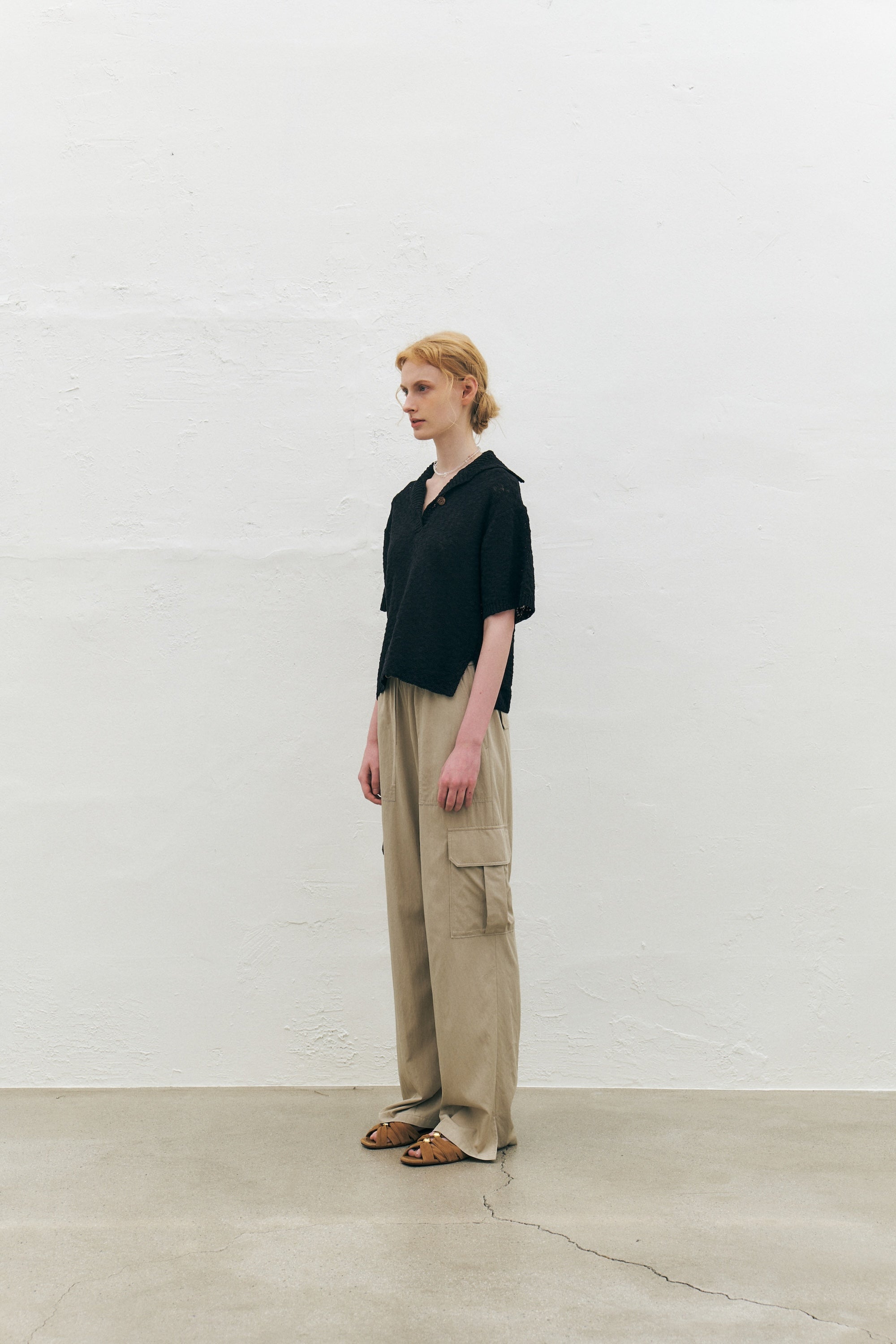 Rayon Banded Cargo Pants