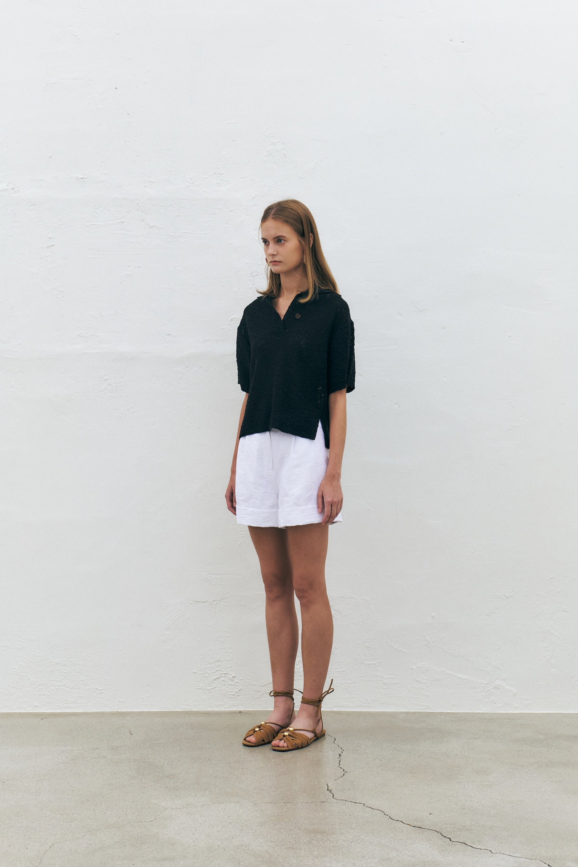 Paisley Linen Blend Shorts