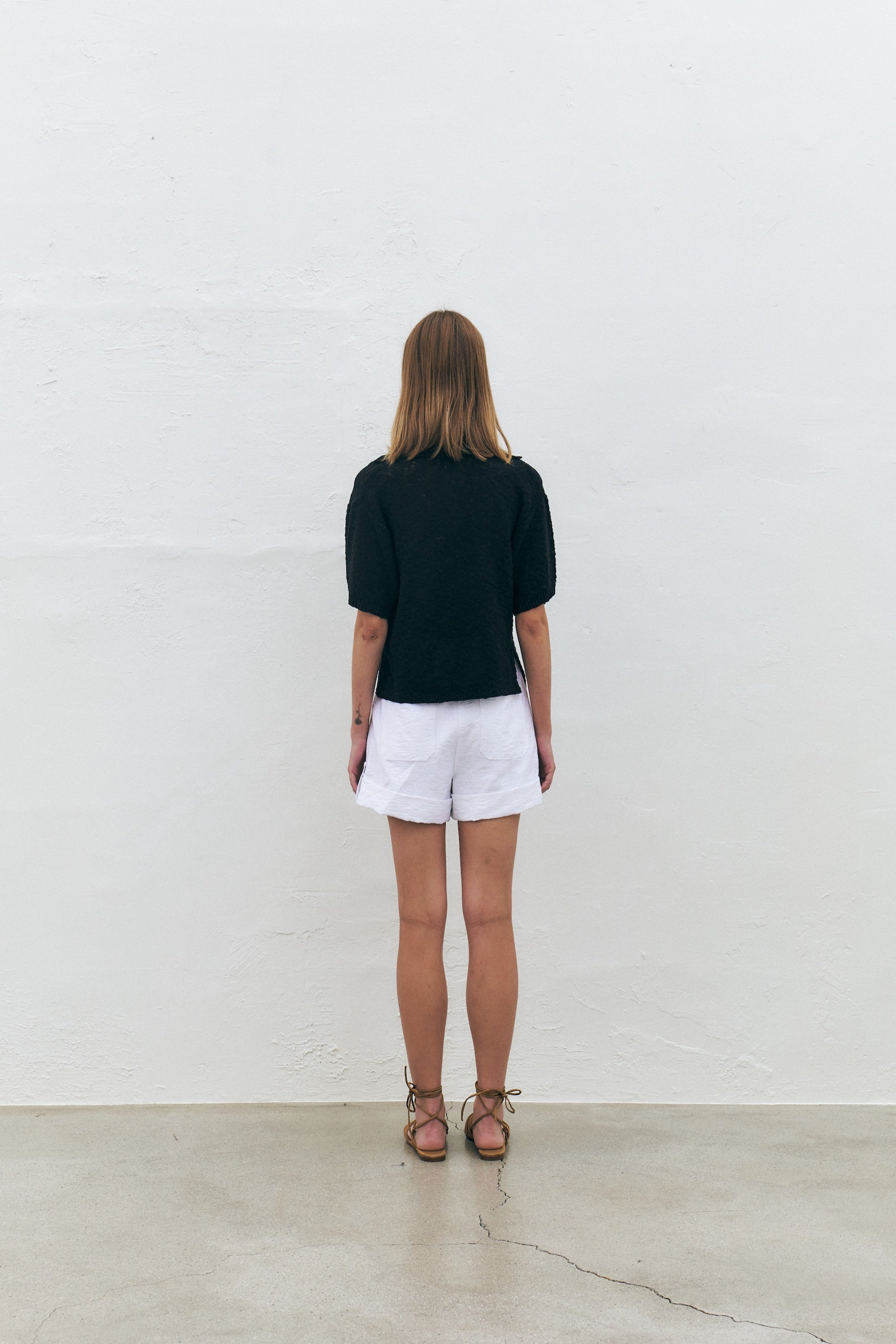 Paisley Linen Blend Shorts