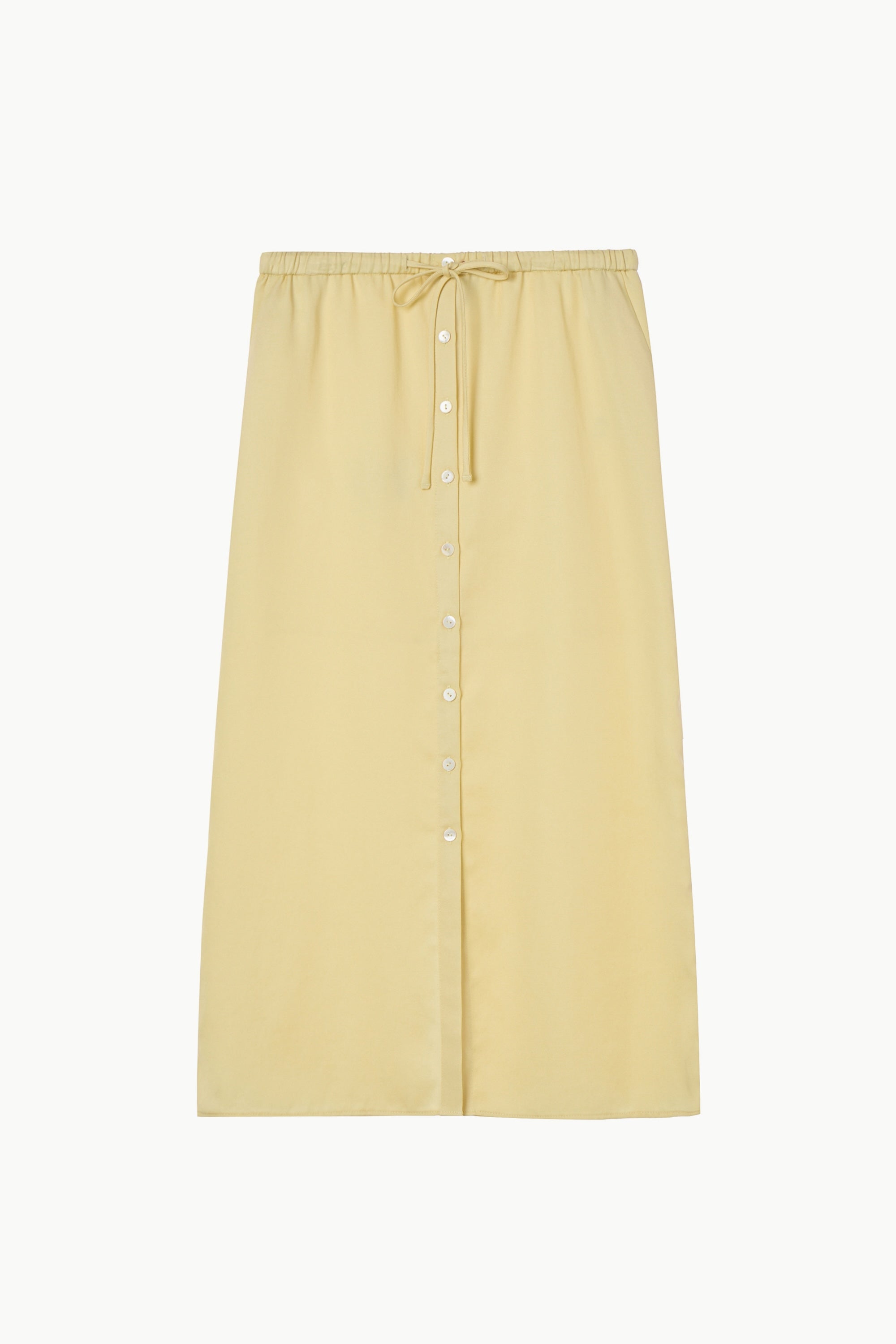 Tencel Twill Banded Skirt