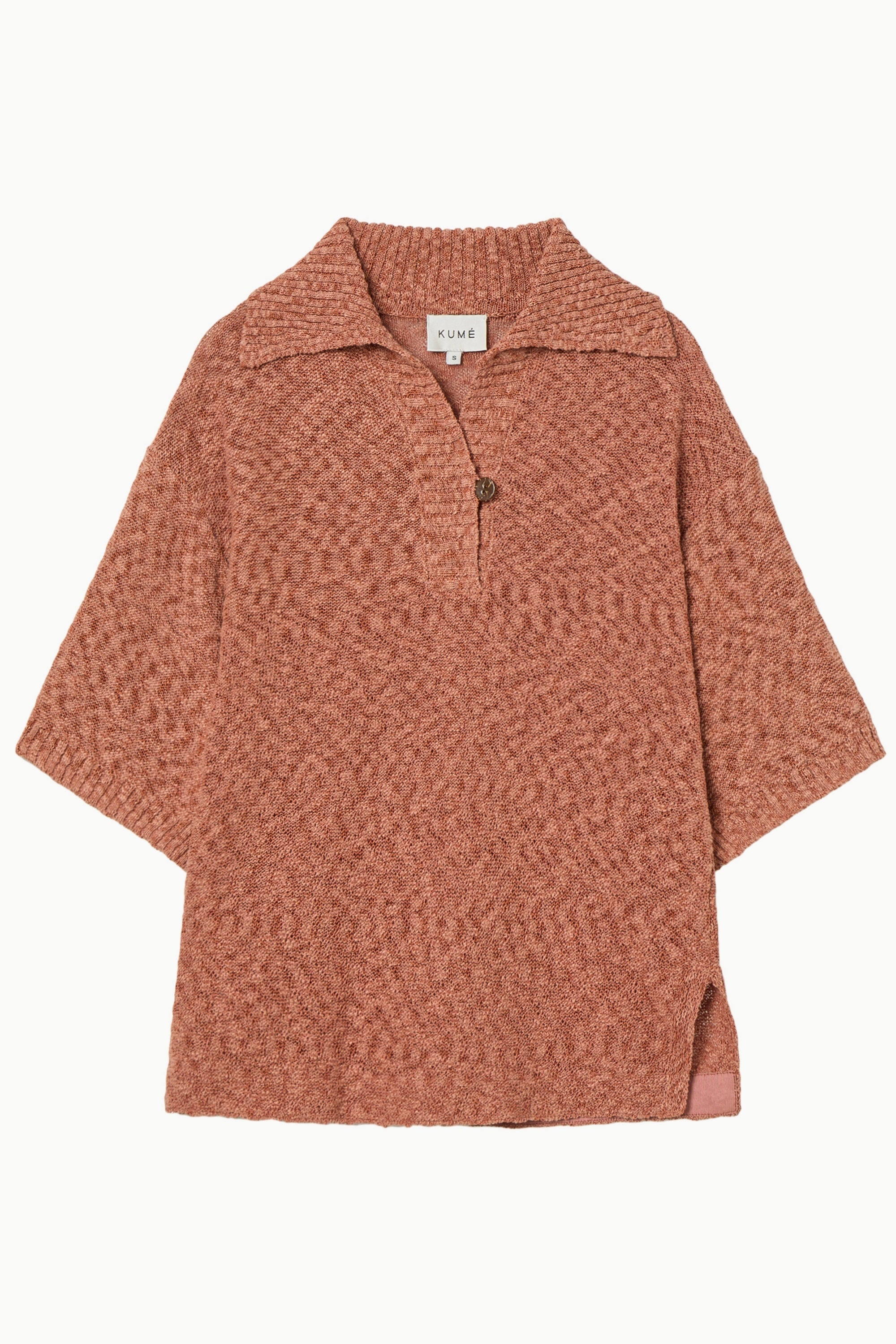 Slub Cotton Blend Sweater