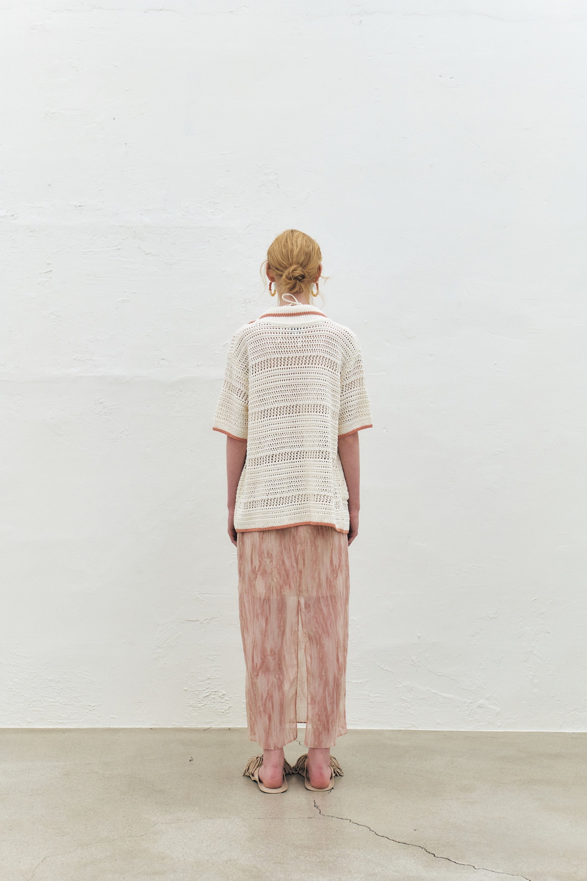 Crochet Cotton Short-sleeved Cardigan