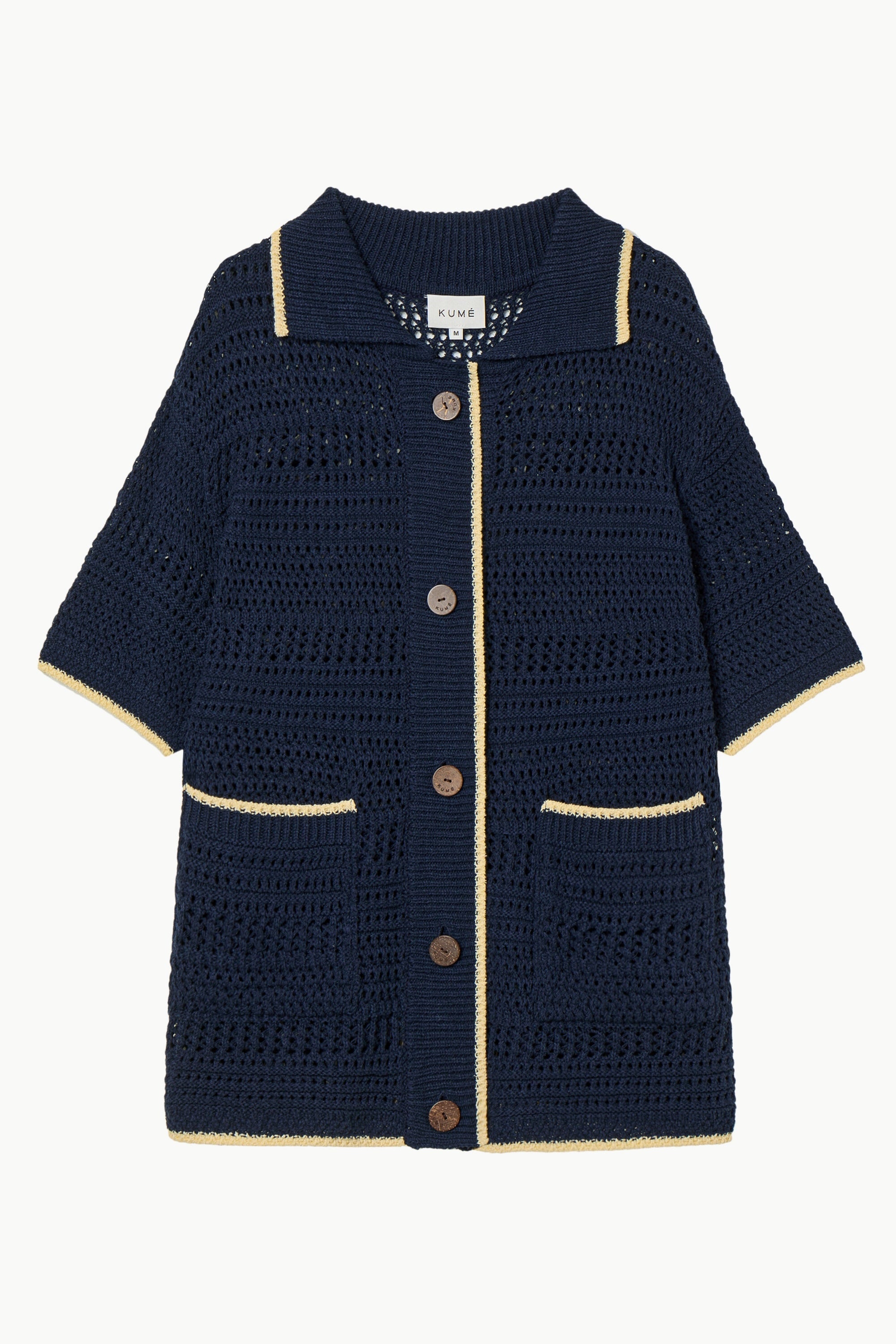 Crochet Cotton Short-sleeved Cardigan