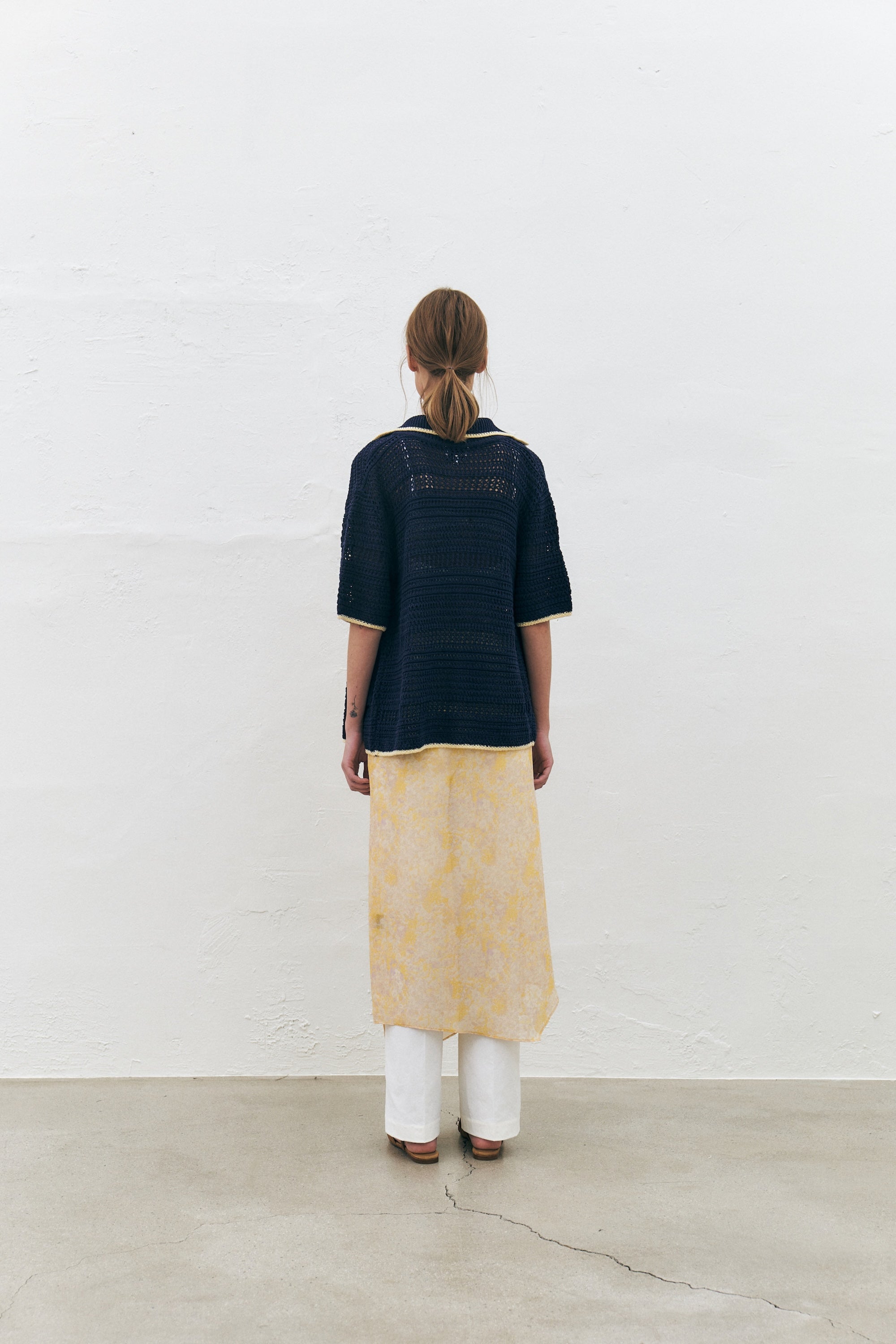 Crochet Cotton Short-sleeved Cardigan