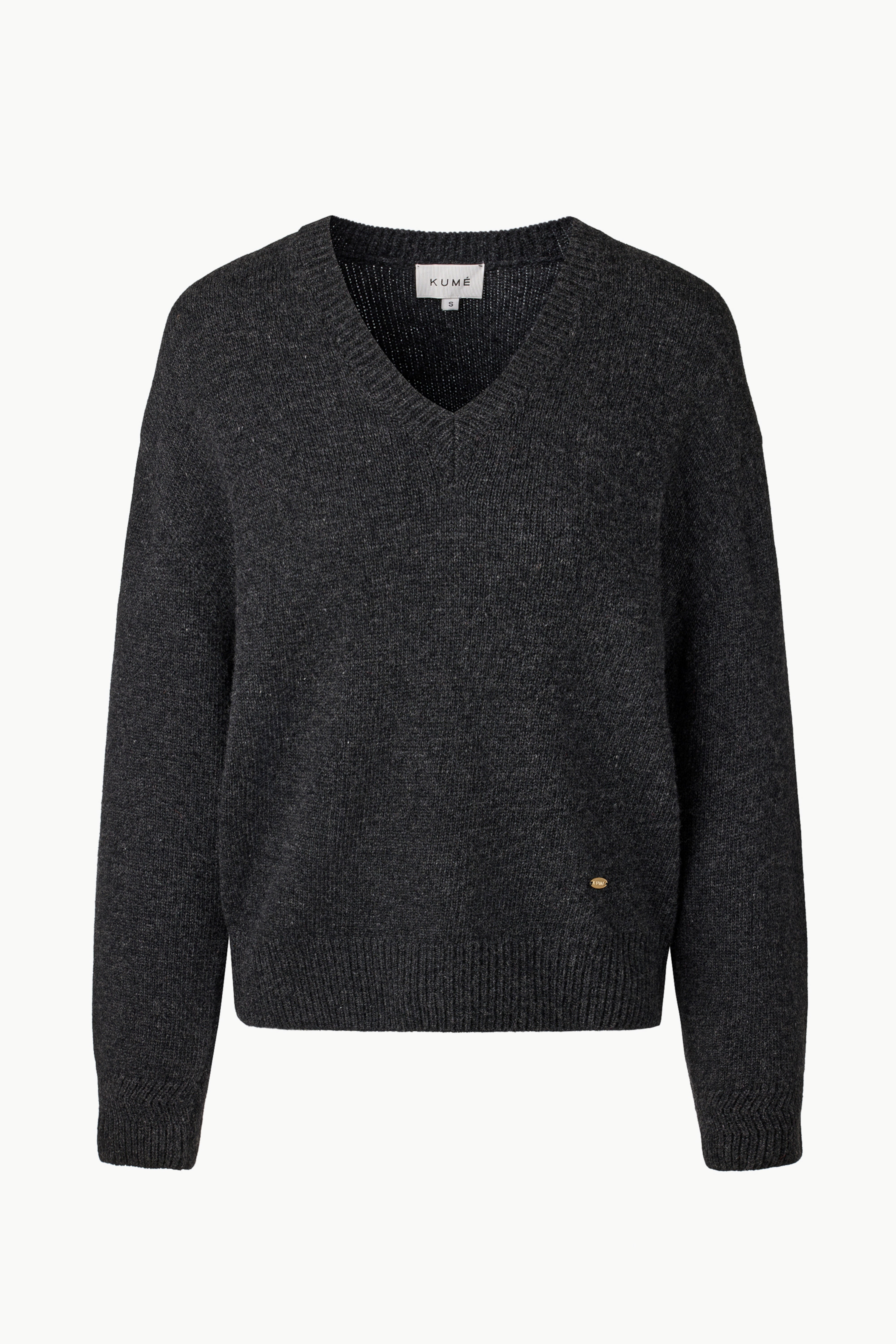 V-neck Superfine Merino Wool Sweater