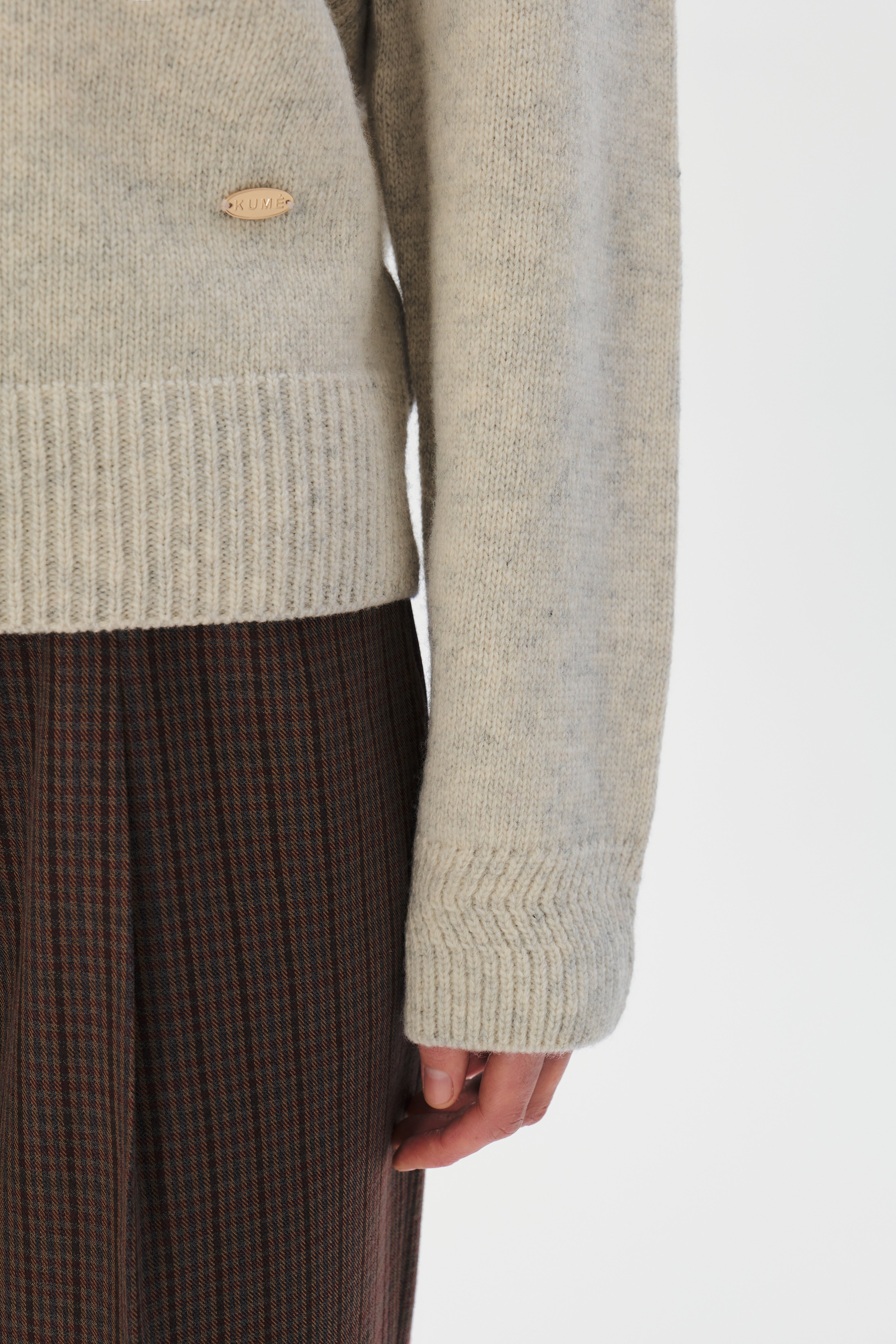 V-neck Superfine Merino Wool Sweater