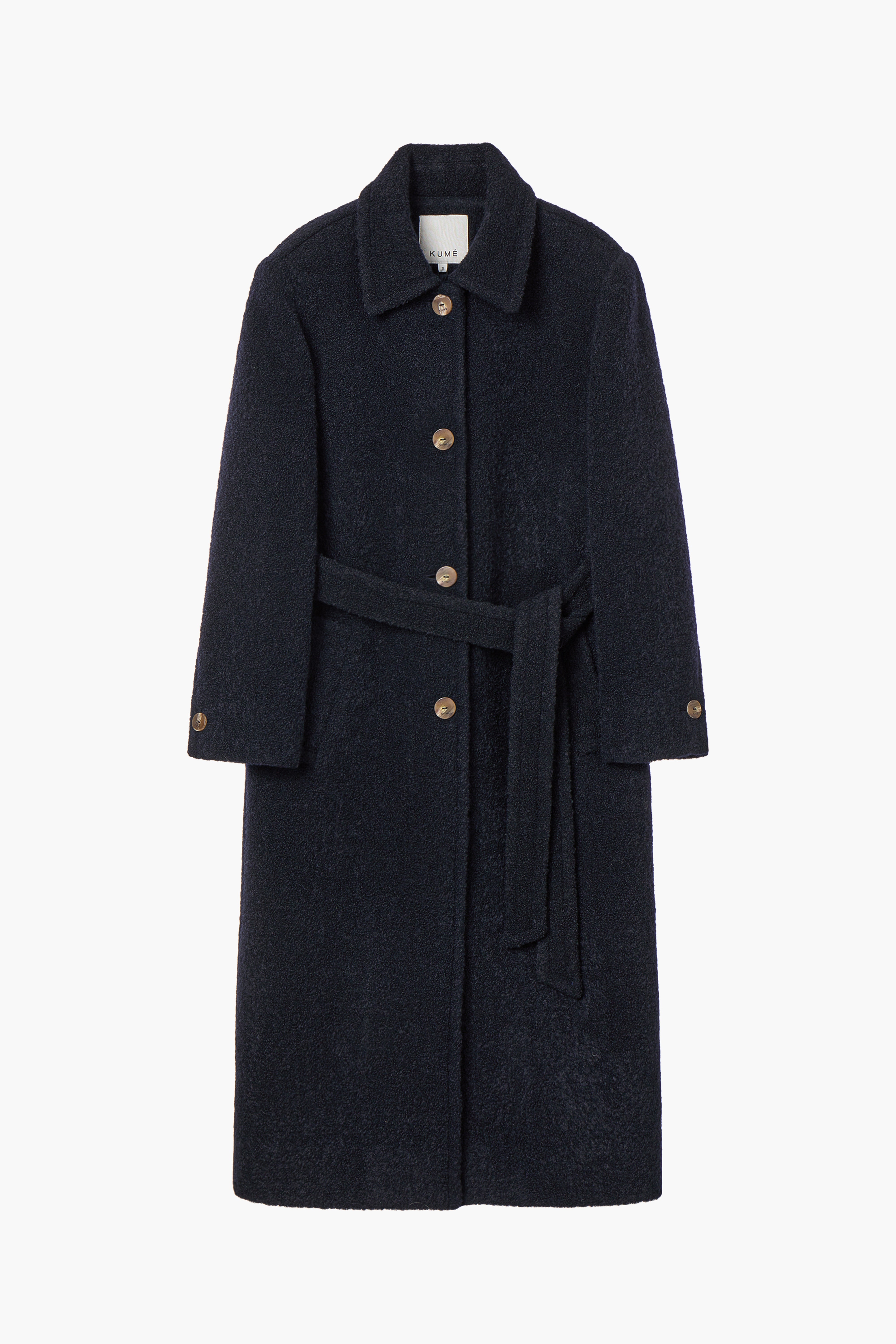 Boucle Robe Wool Coat