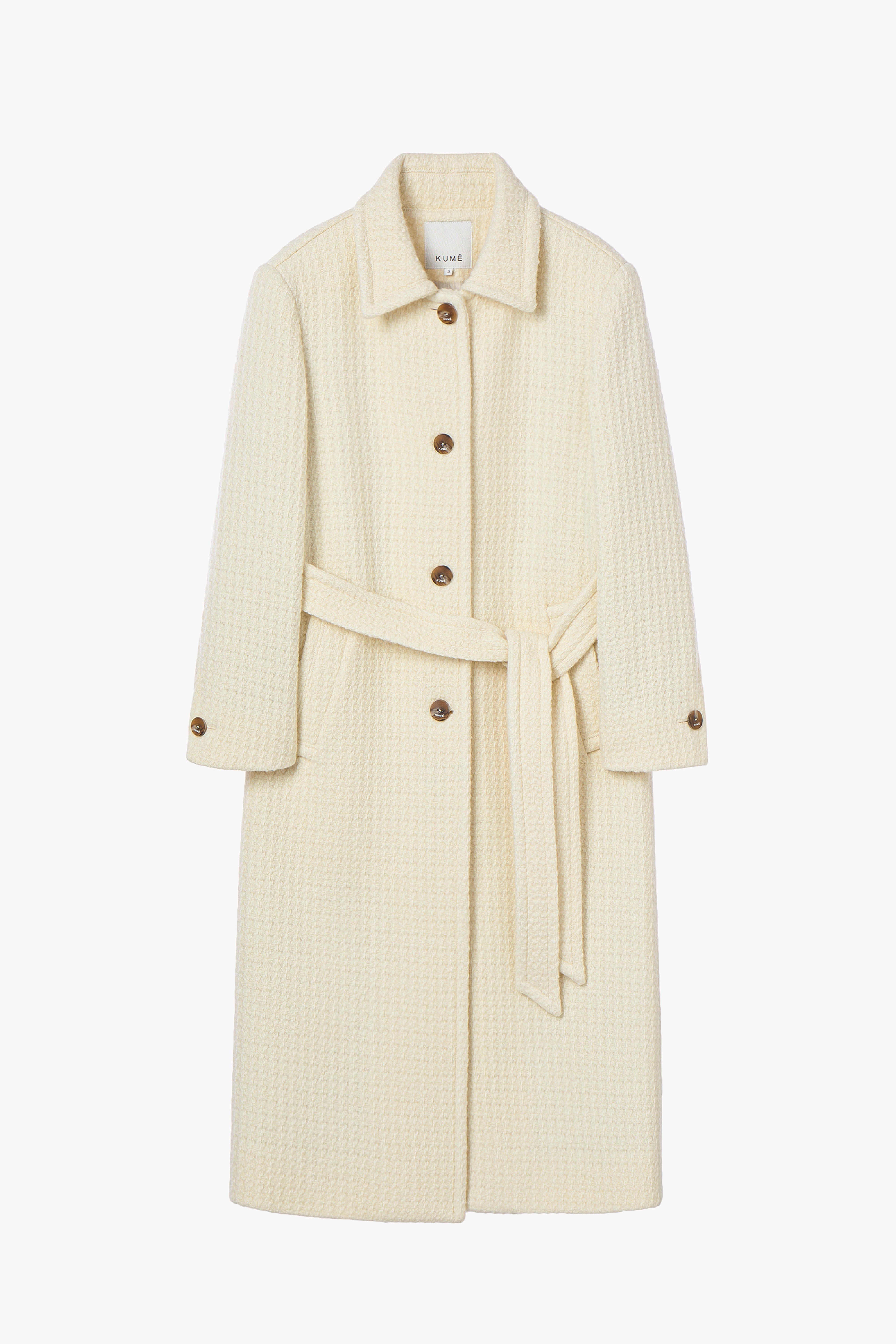 Waffle Robe Wool Coat