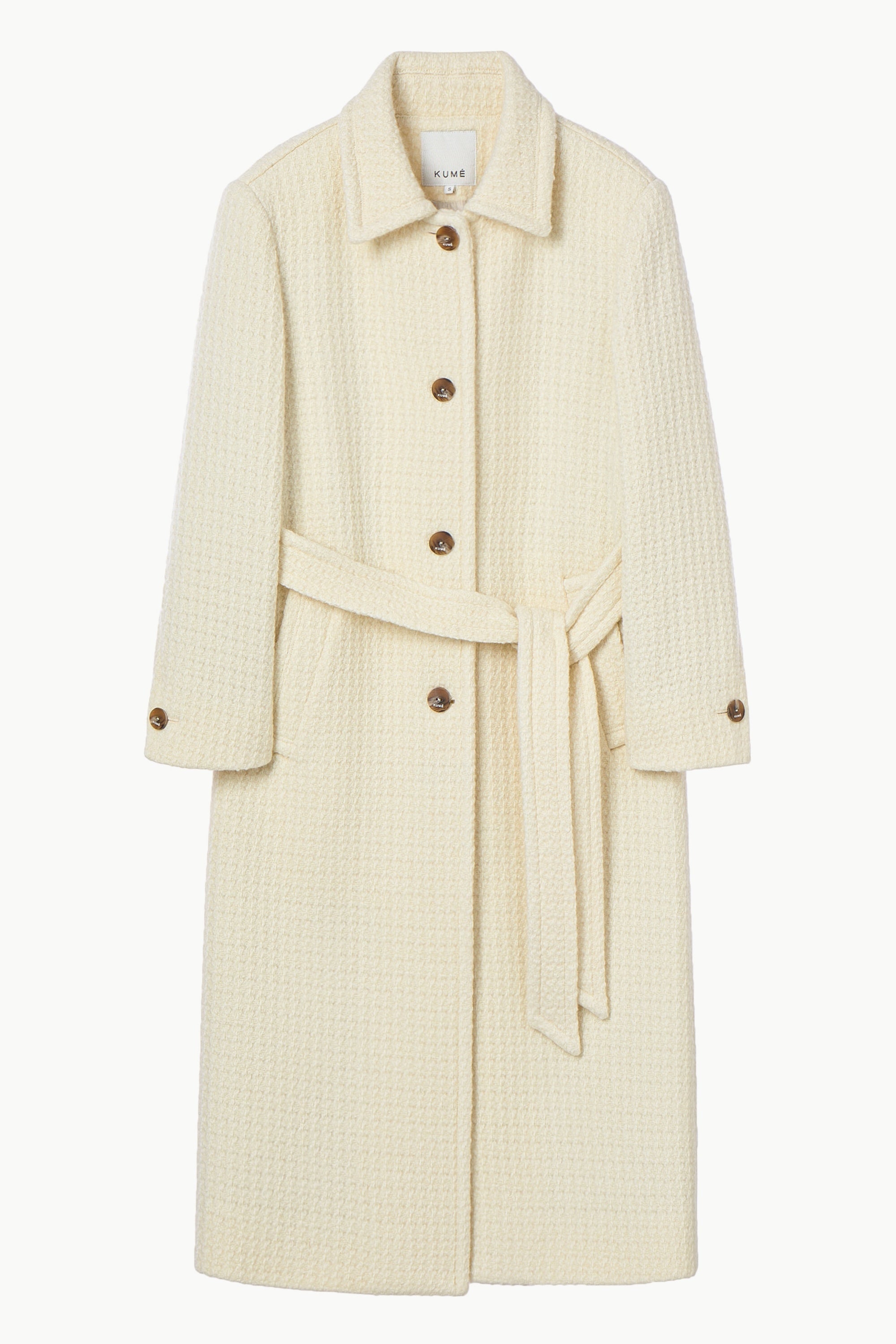 Waffle Robe Wool Coat