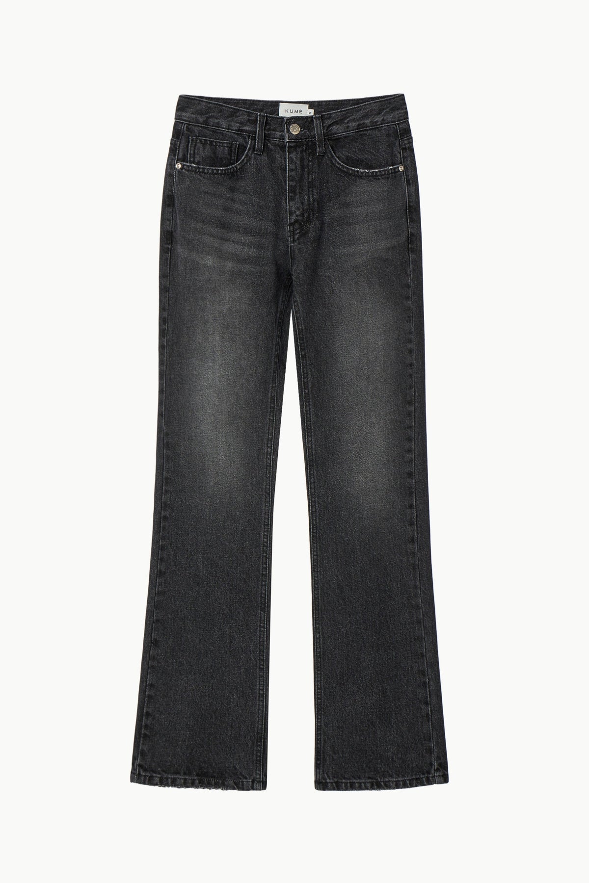 KUME Destroyed Straight Denim Pants