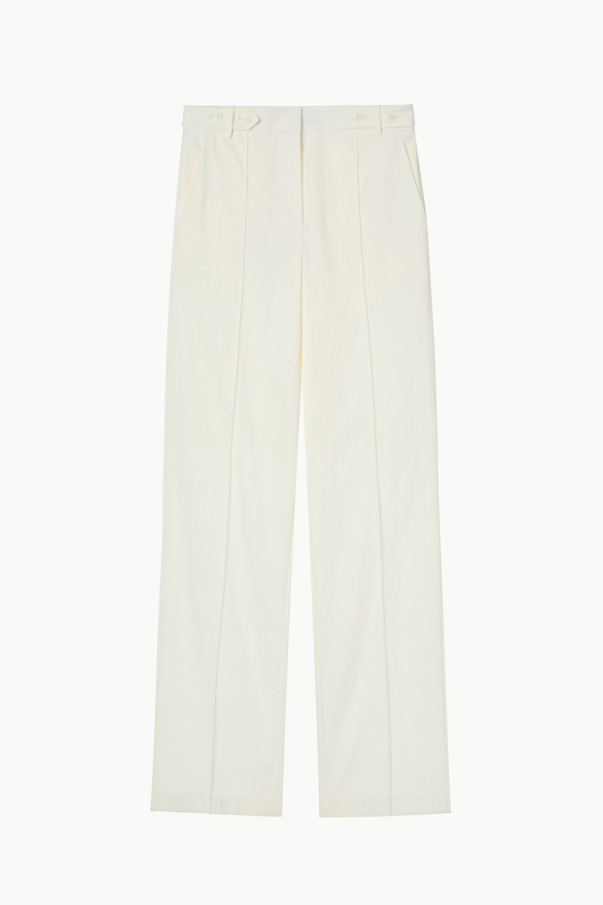 Relaxed Nylon Pintucked Pants