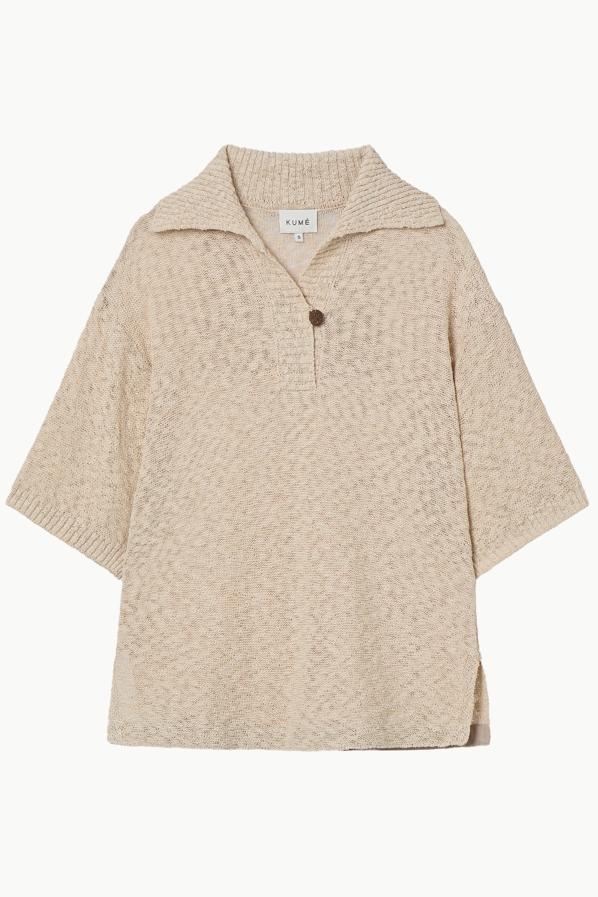 Slub Cotton Blend Sweater