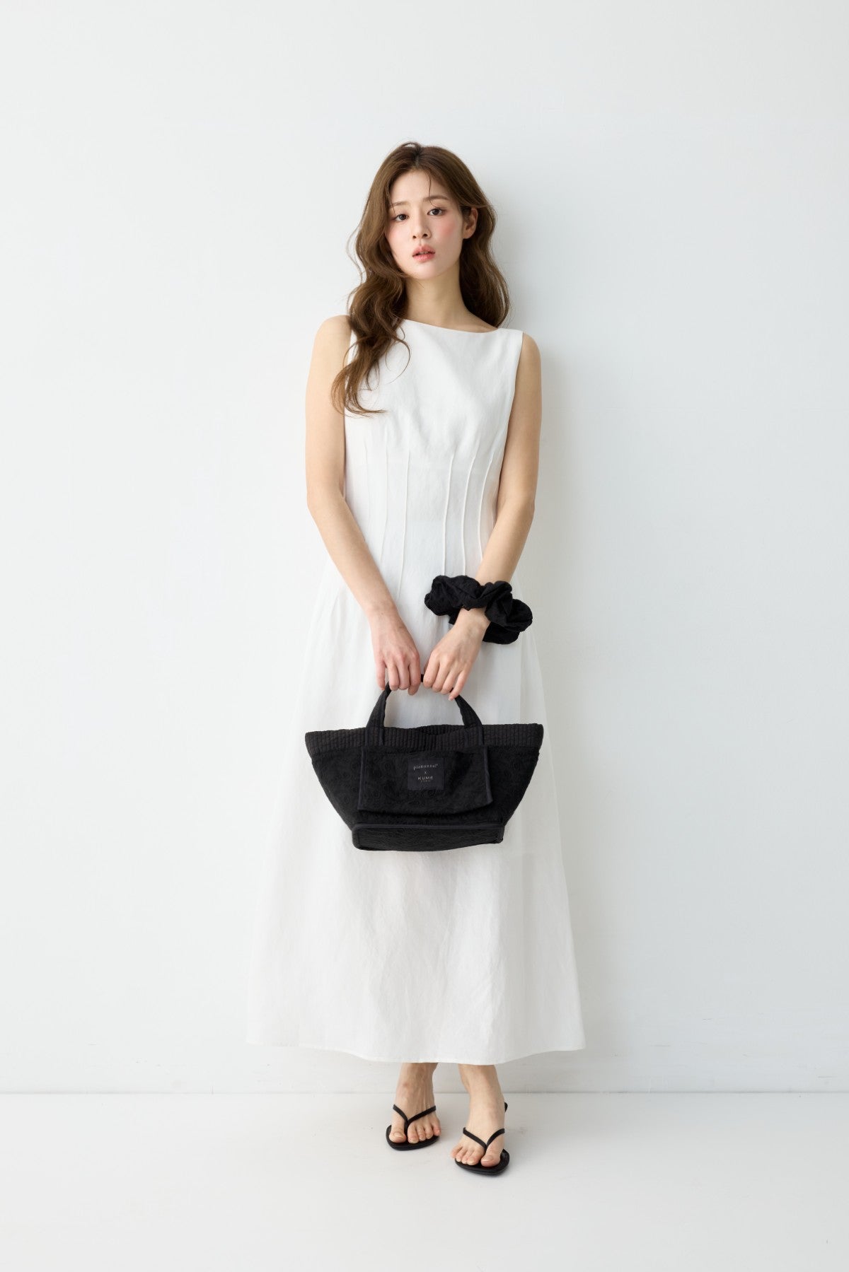 pionunnal x KUMÉ コラボ トートバッグ ガーデンミニ Pionunnal x KUME Garden Mini Lace Reversible Bag