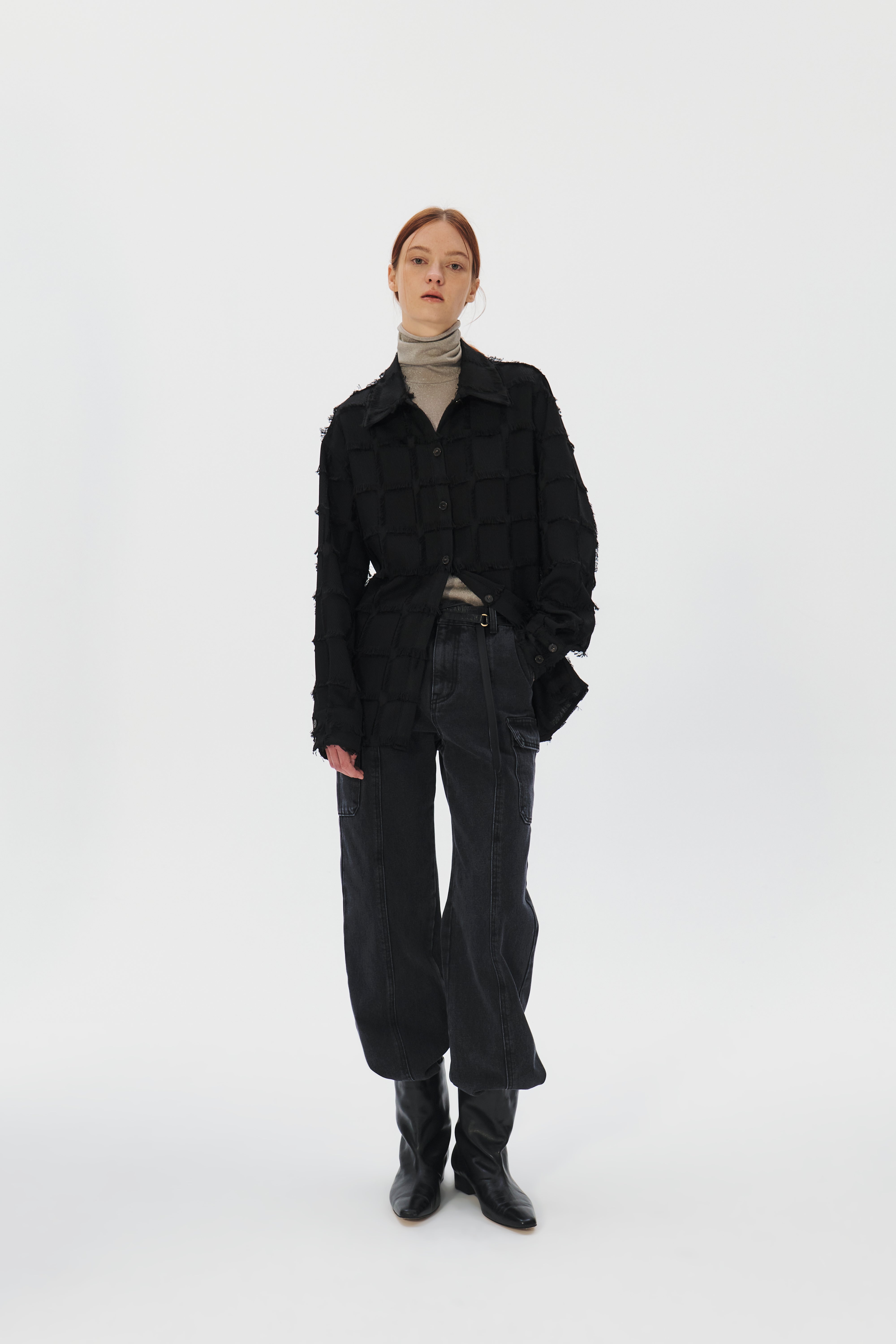 Relaxed Fit String Shirt