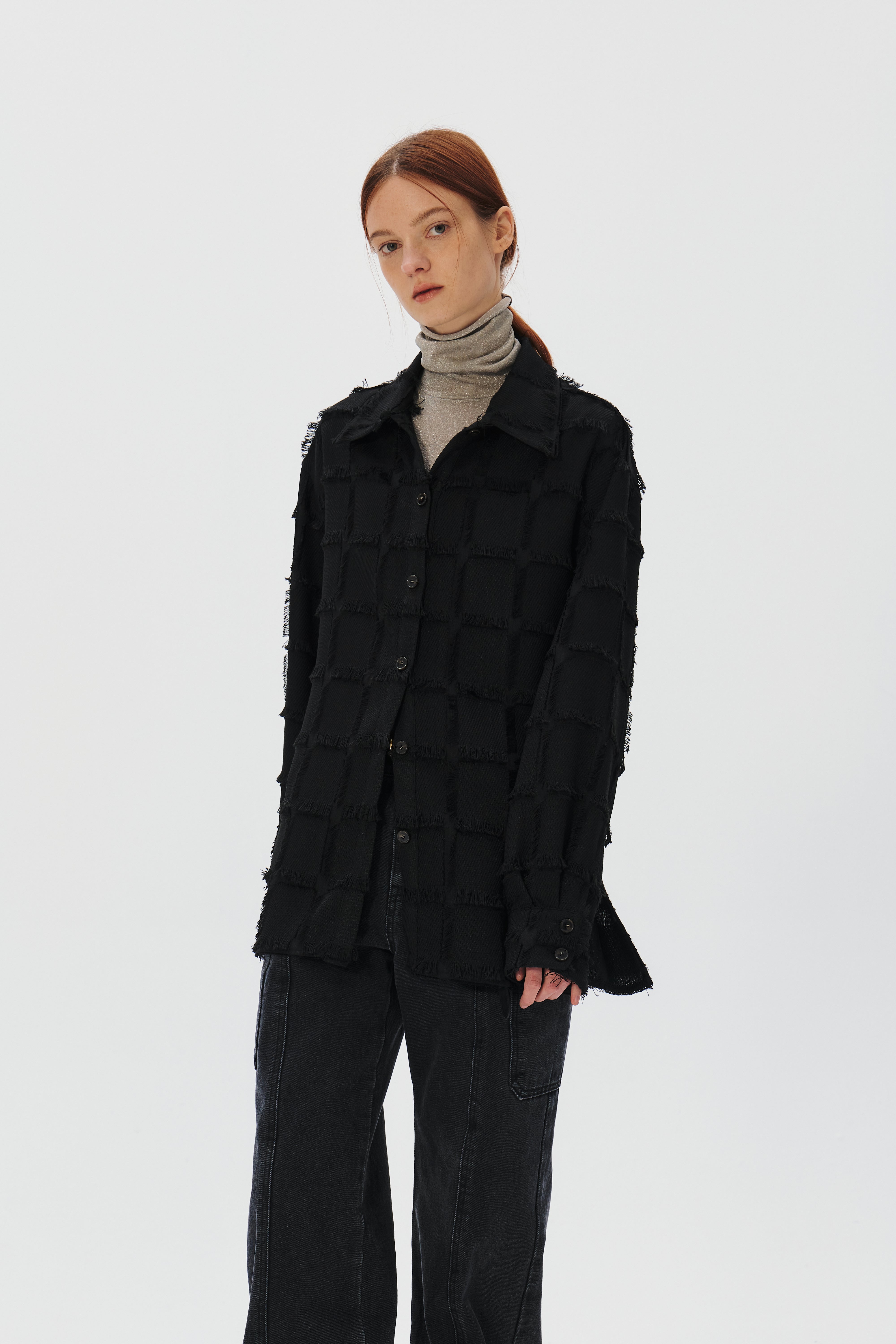 Relaxed Fit String Shirt