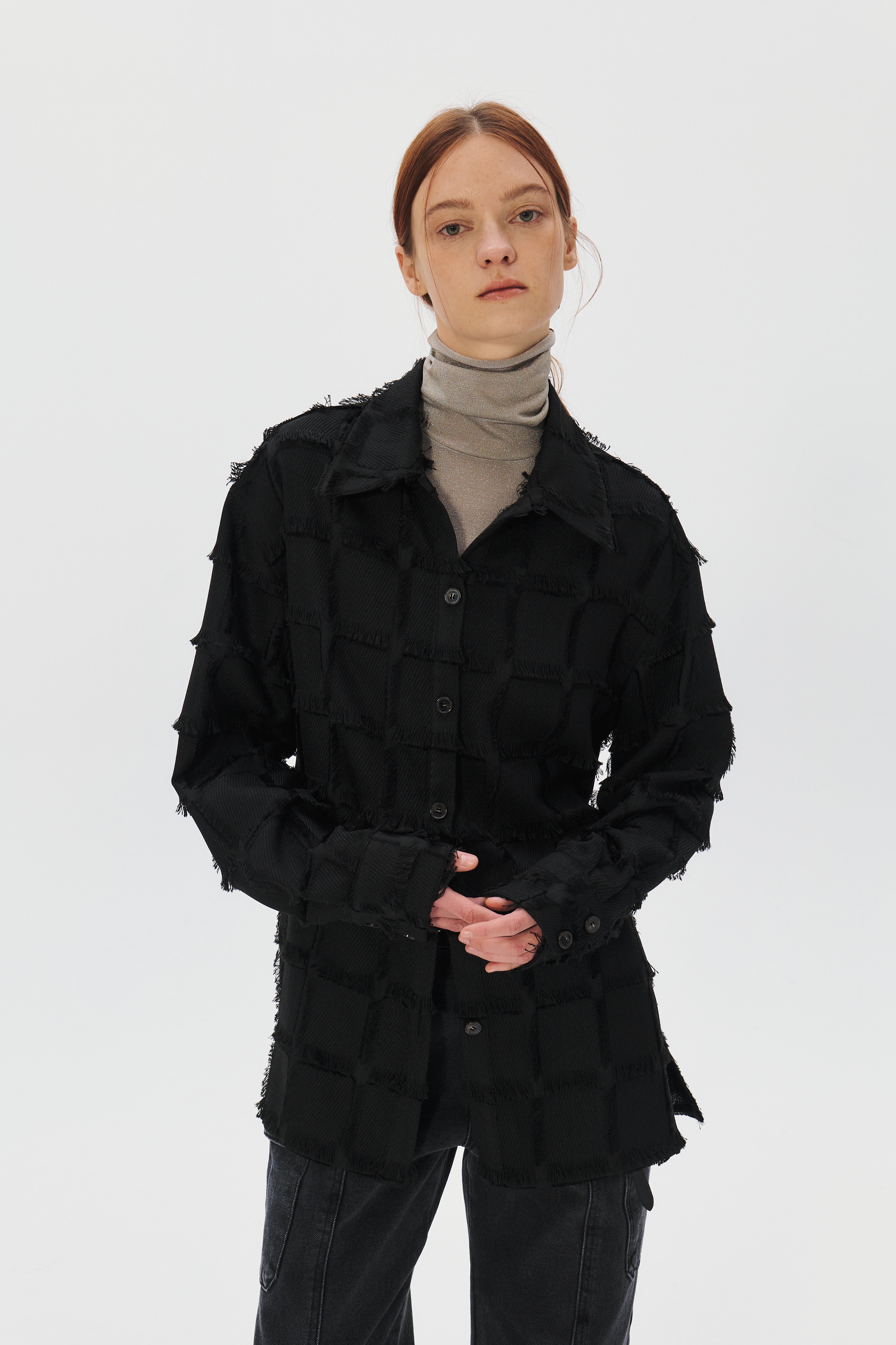 Relaxed Fit String Shirt