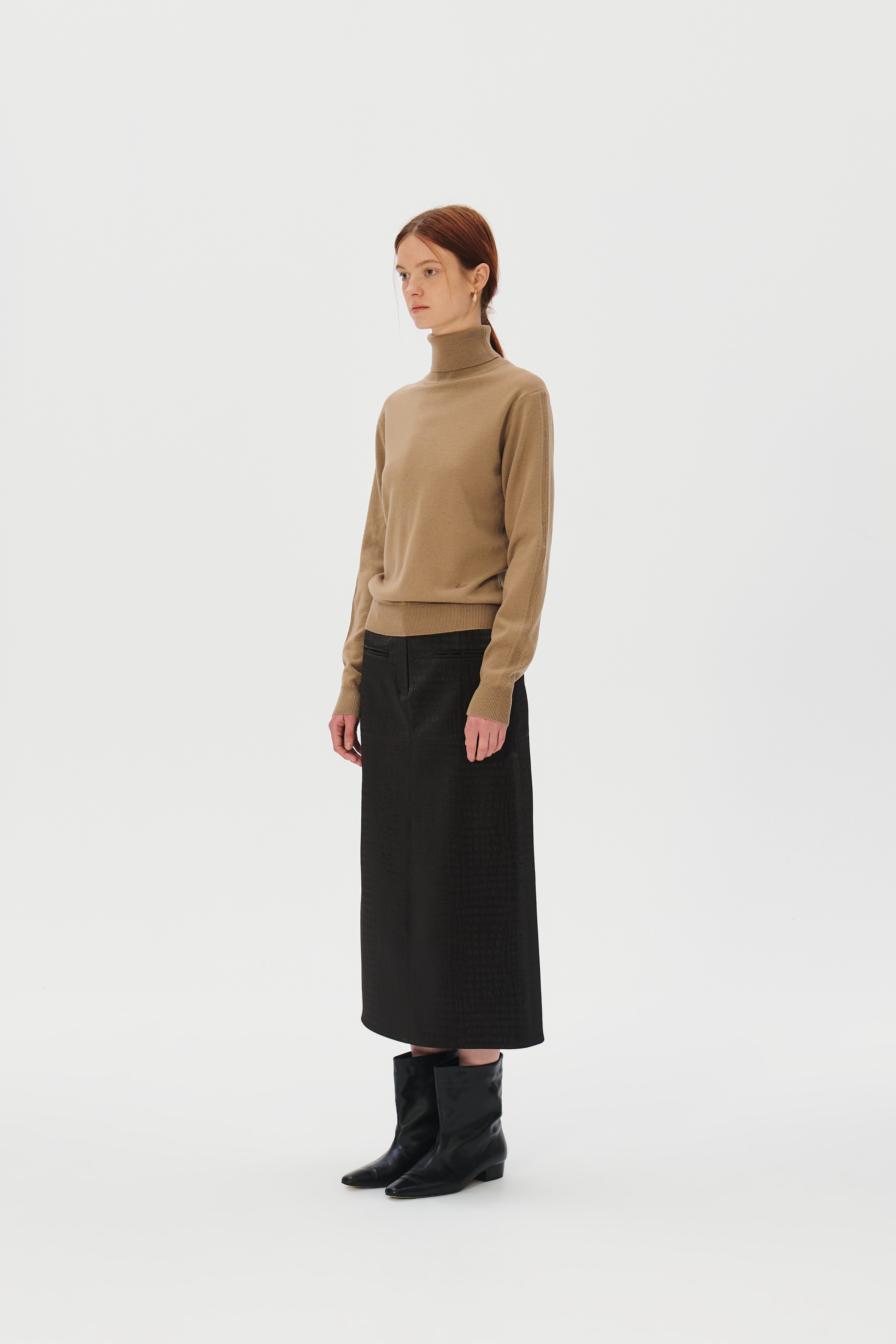 Turtleneck Superfine Merino Wool Sweater