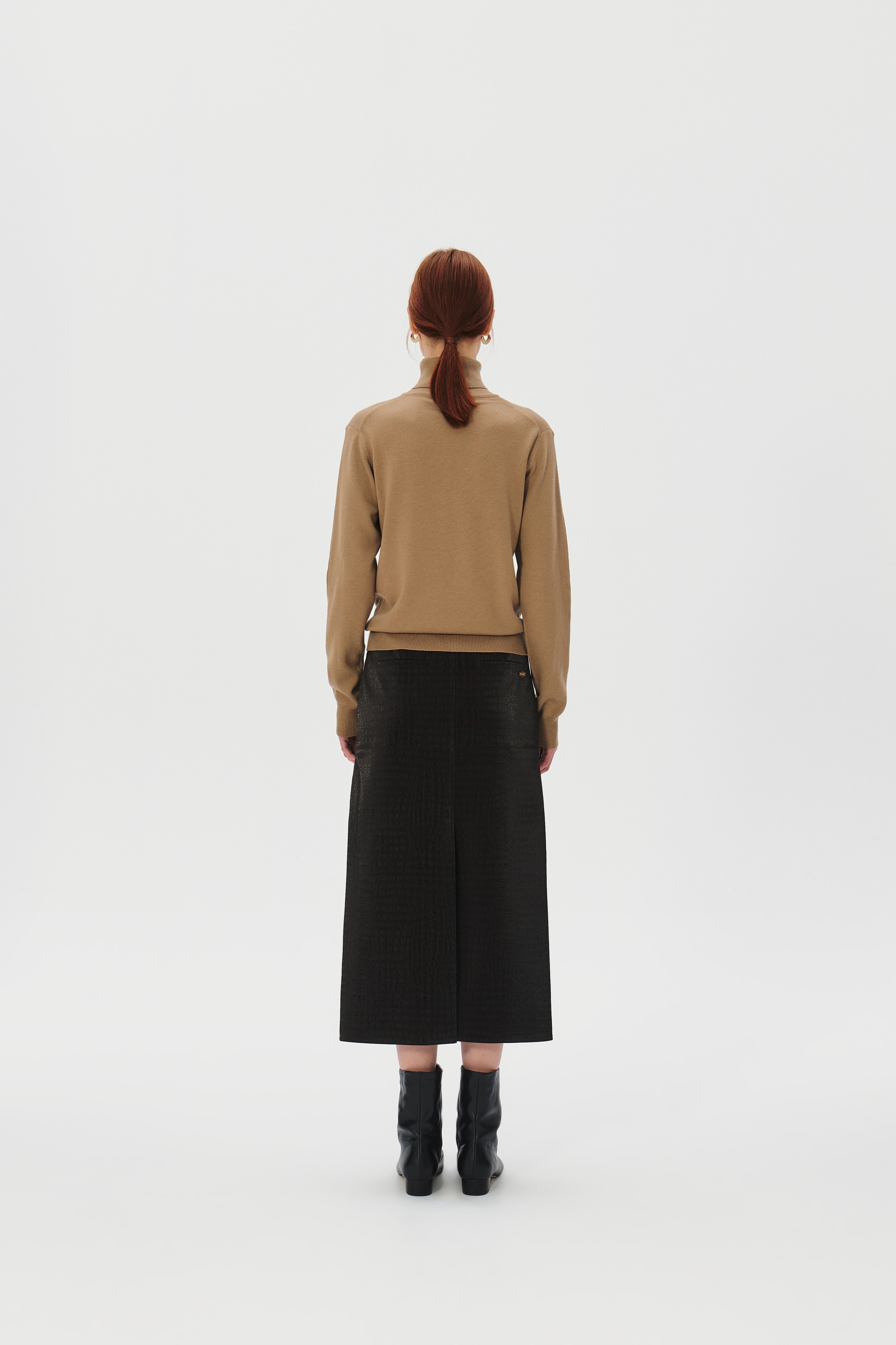 Turtleneck Superfine Merino Wool Sweater