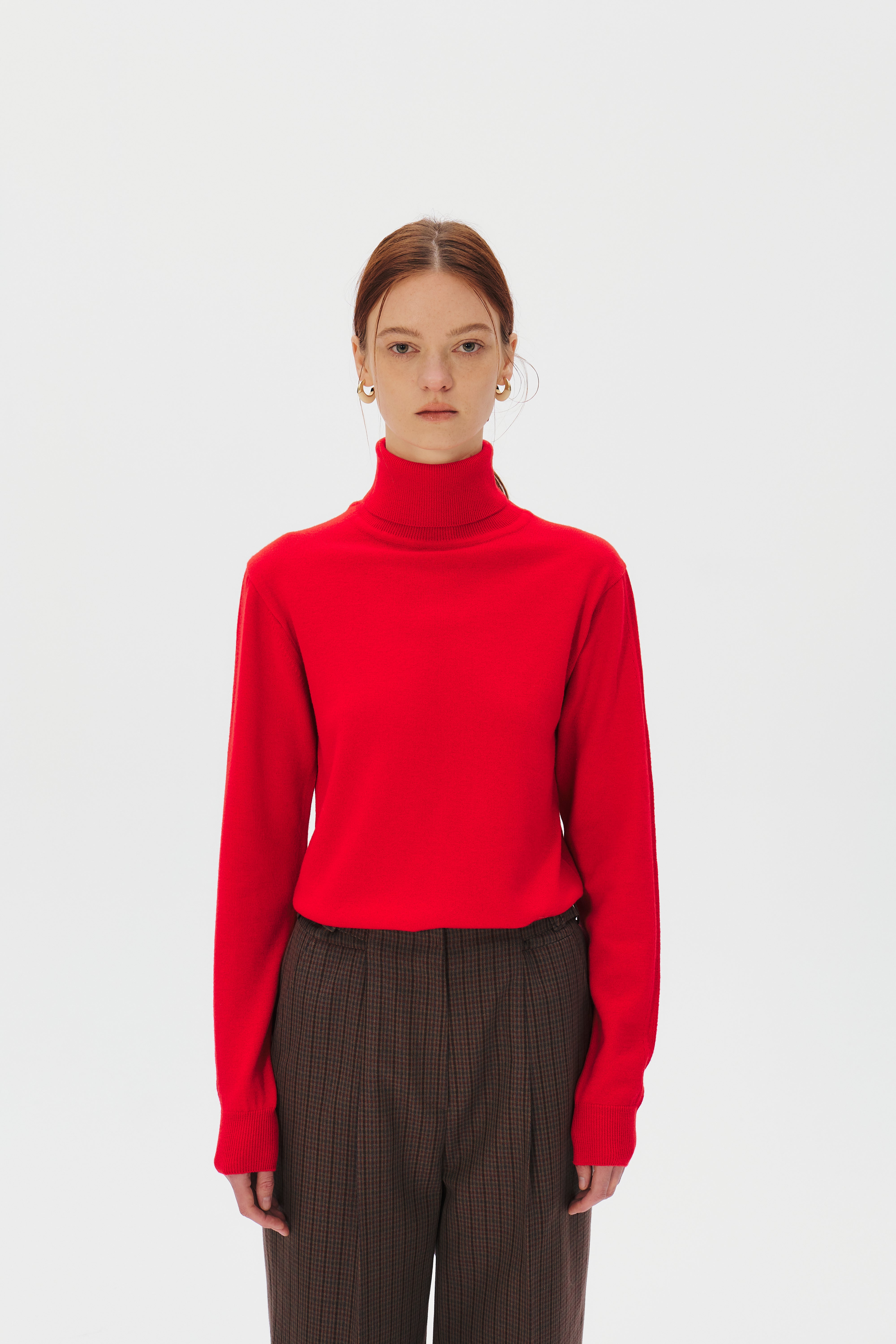 Turtleneck Superfine Merino Wool Sweater