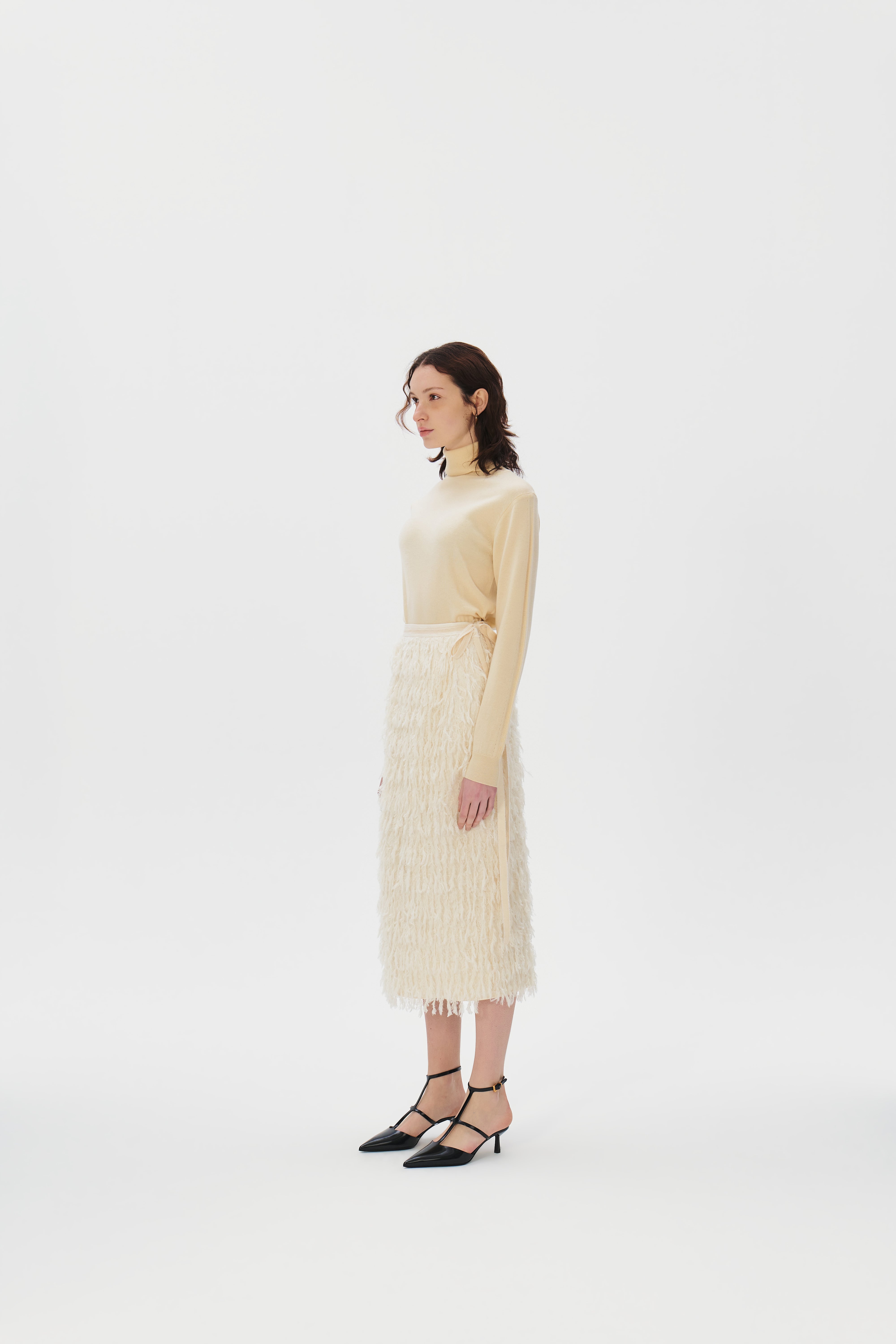 Turtleneck Superfine Merino Wool Sweater