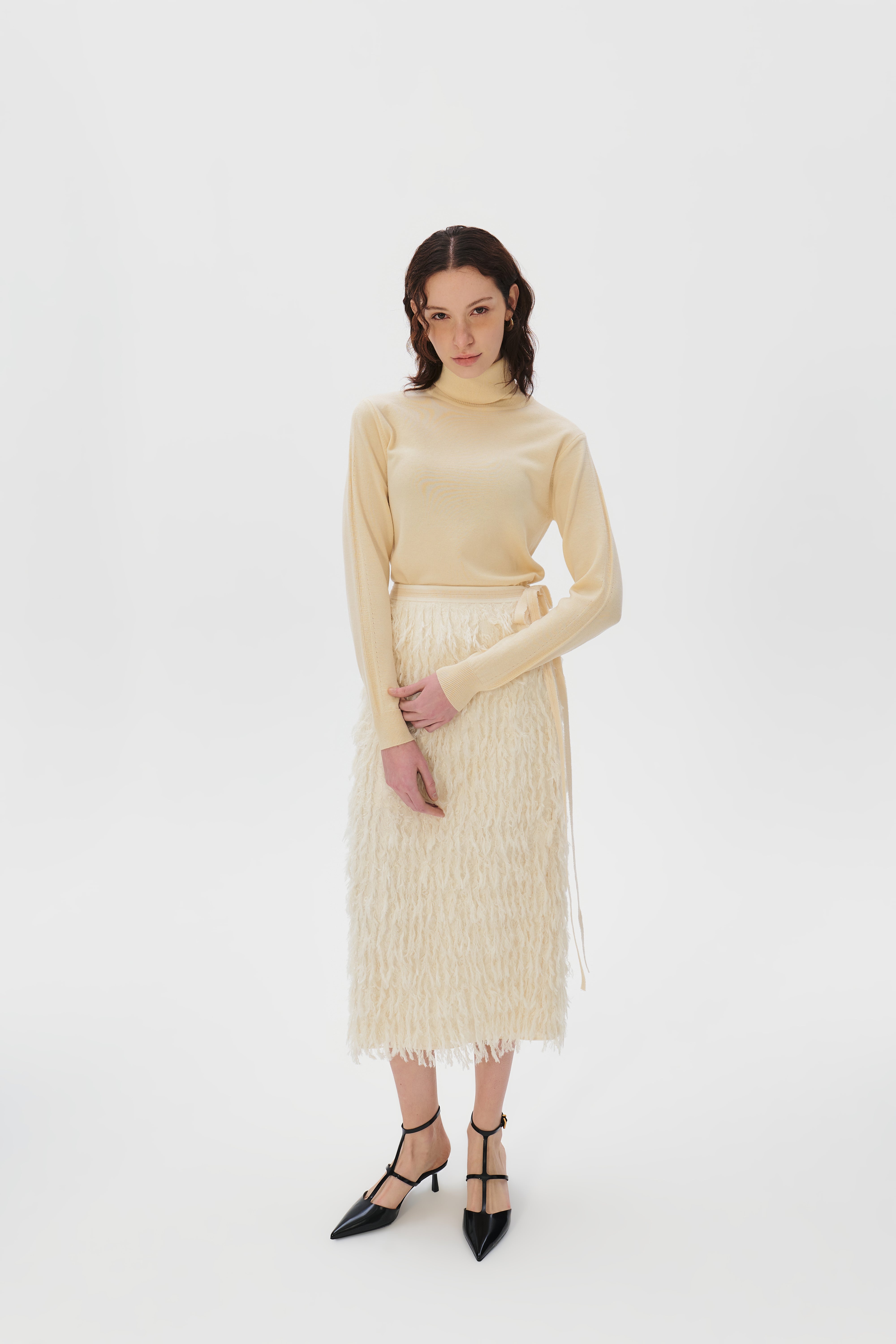 Turtleneck Superfine Merino Wool Sweater