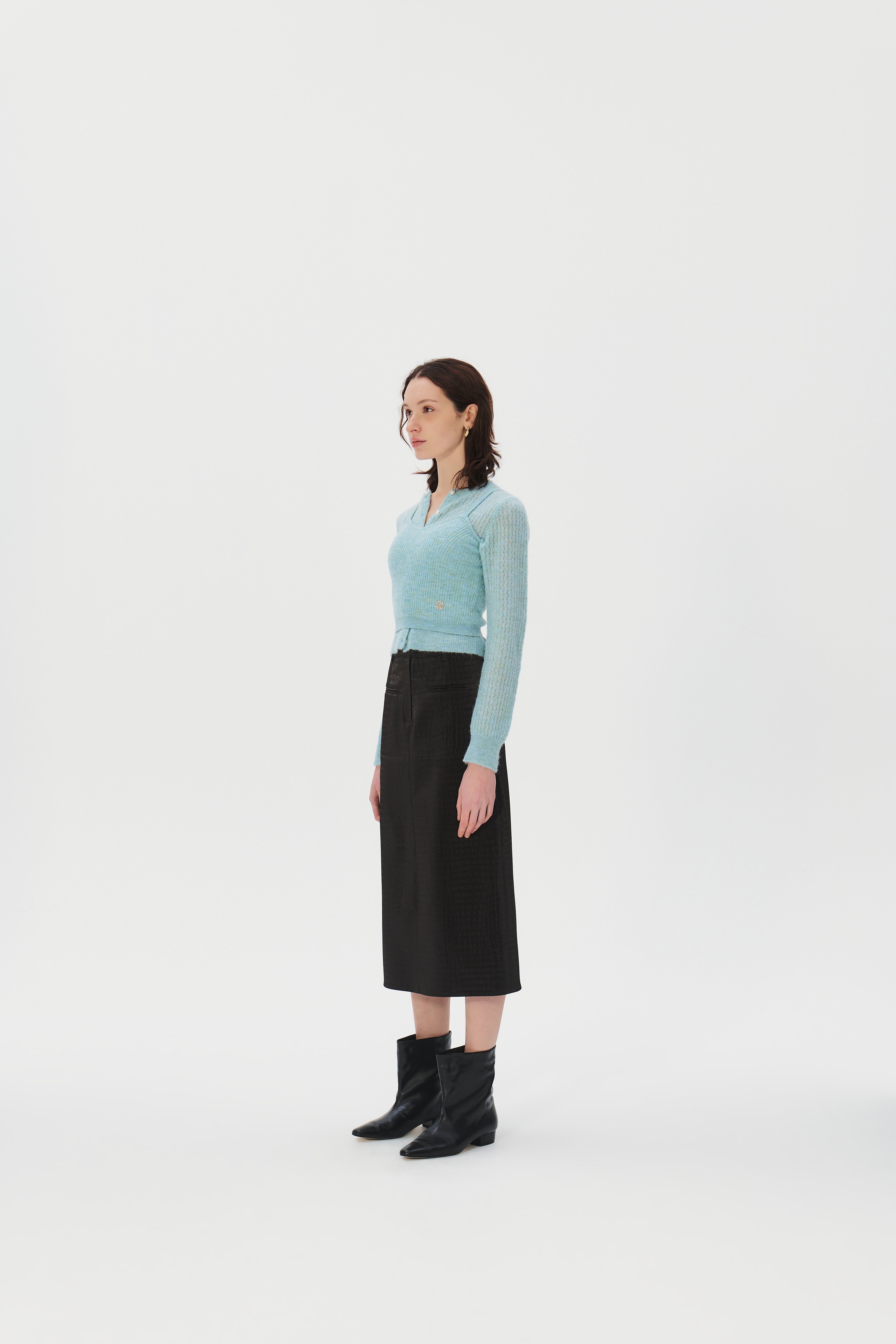 Mohair Cardigan Camisol Set