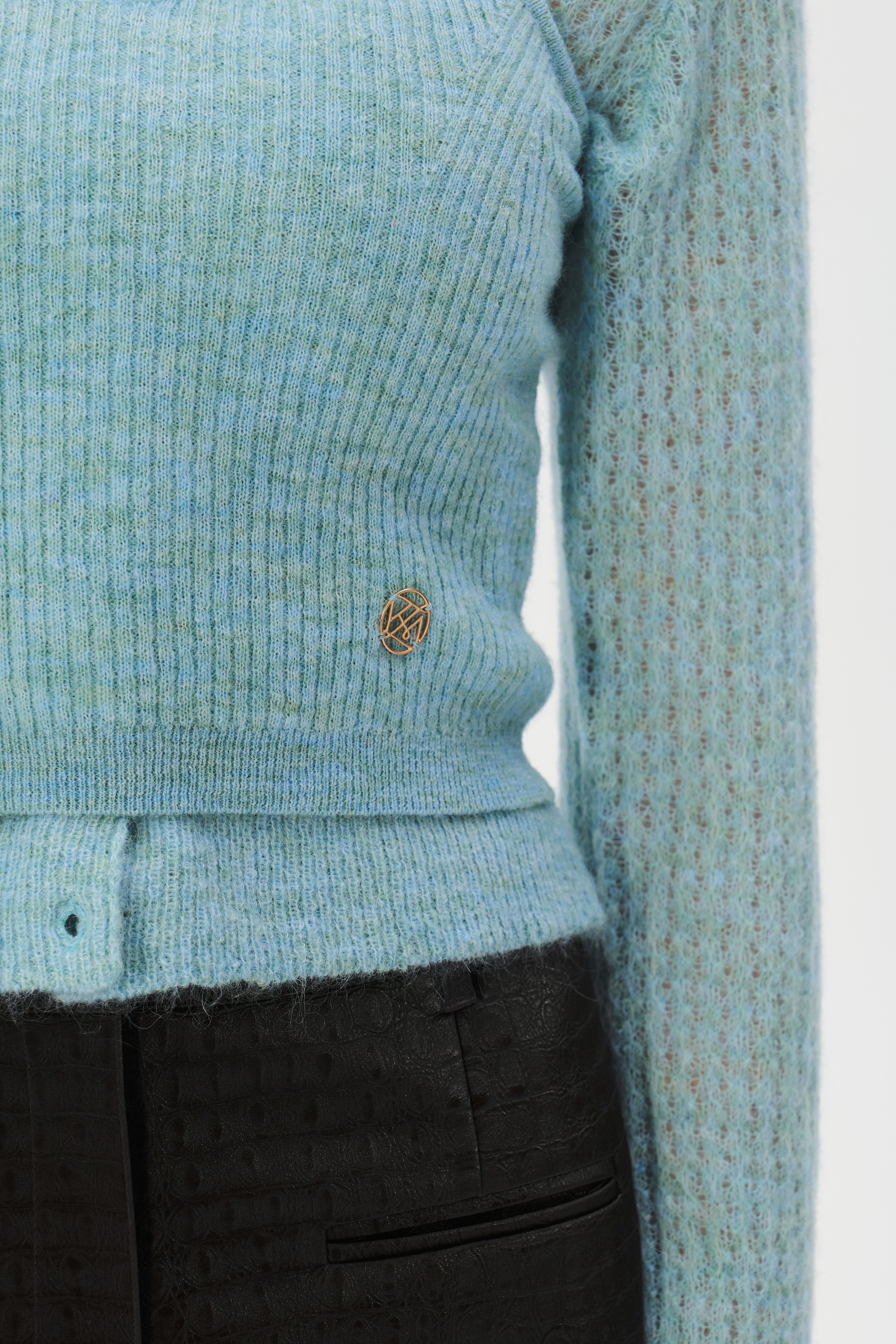 Mohair Cardigan Camisol Set