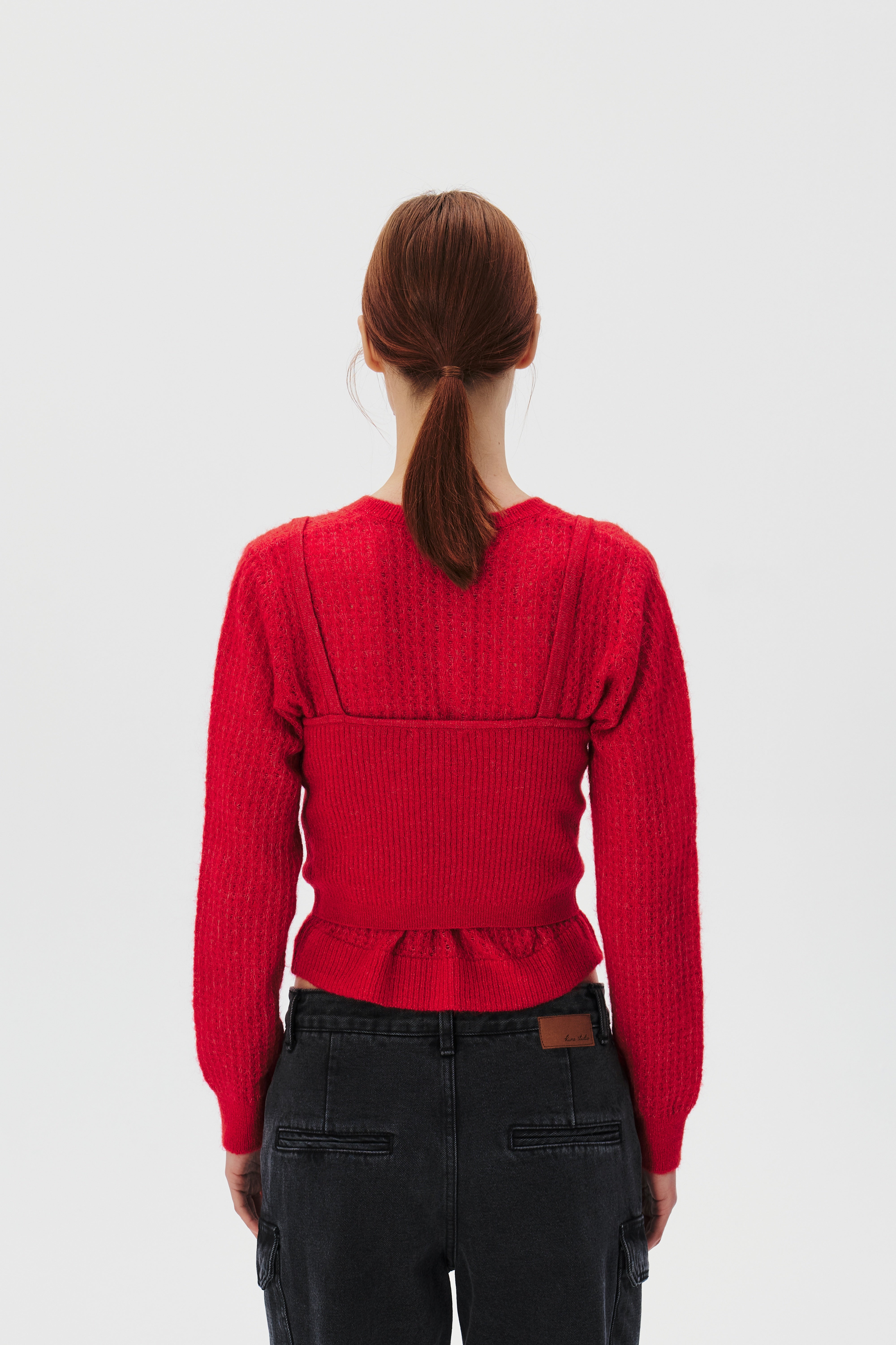 Mohair Cardigan Camisol Set