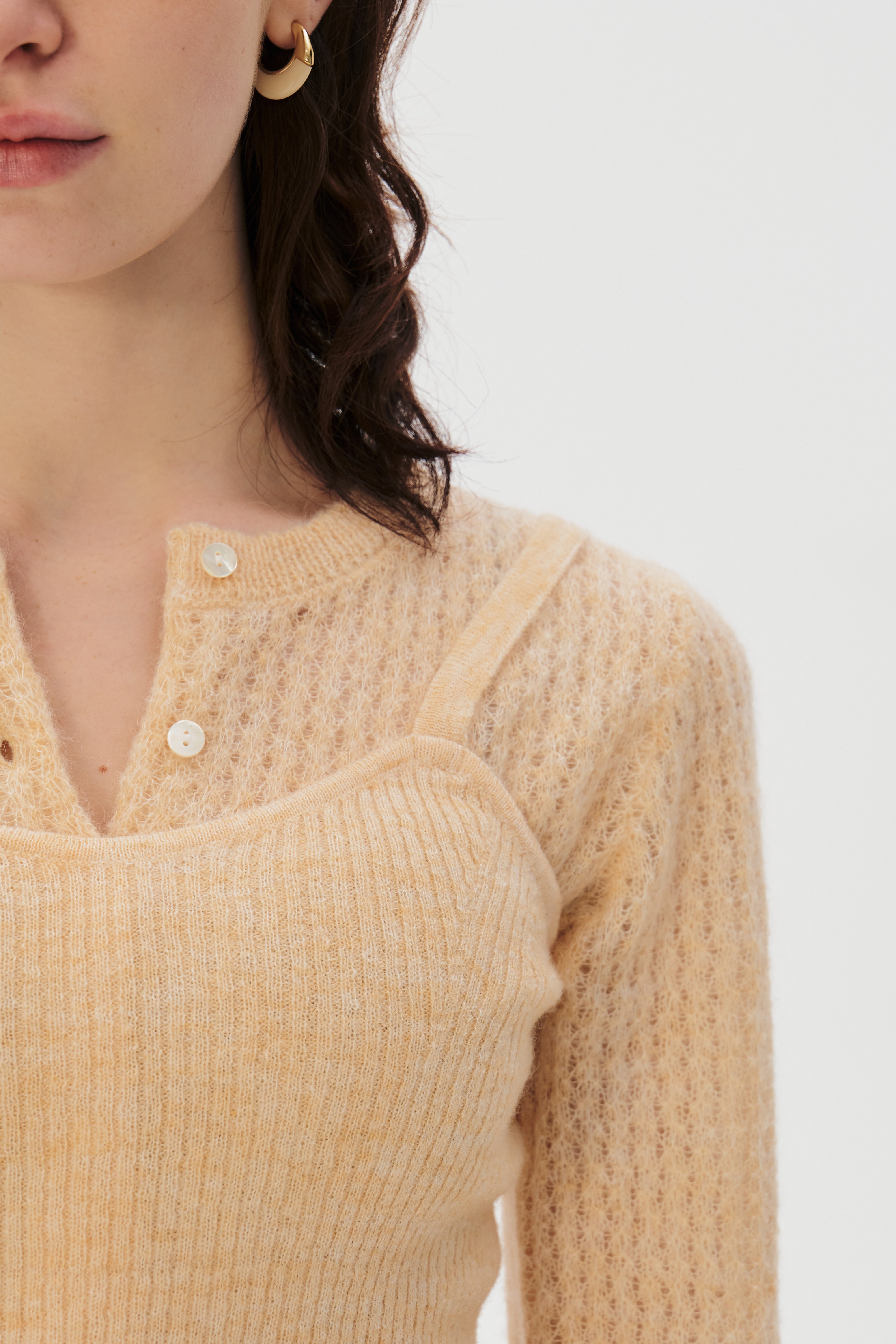 Mohair Cardigan Camisol Set