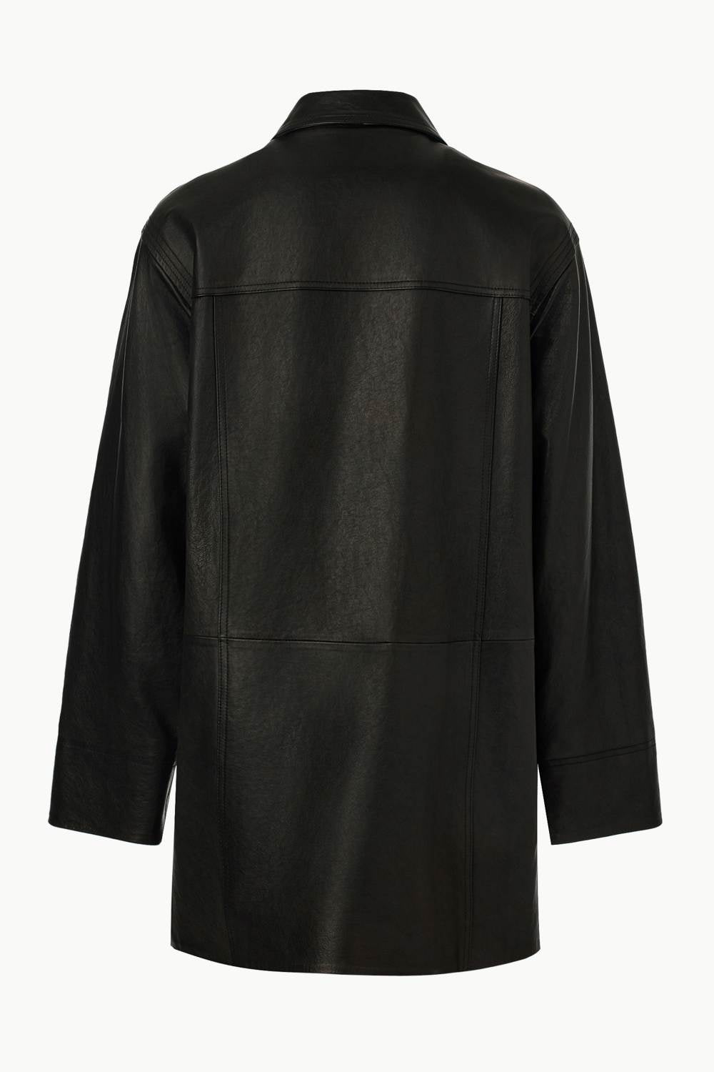 Napa Leather Half Coat
