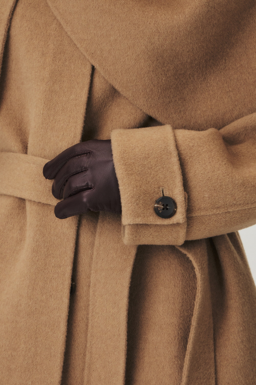 極美品 na.e handmadeスタンダードウールコート キャメル アウター na