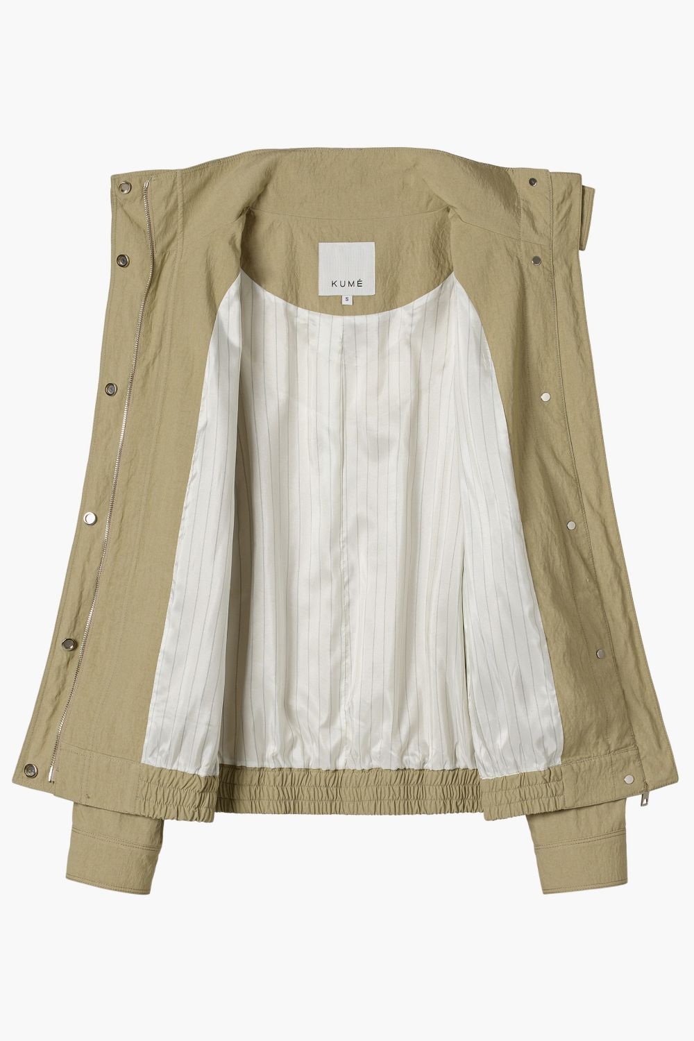 Lightweight Oversized Blouson, Olive