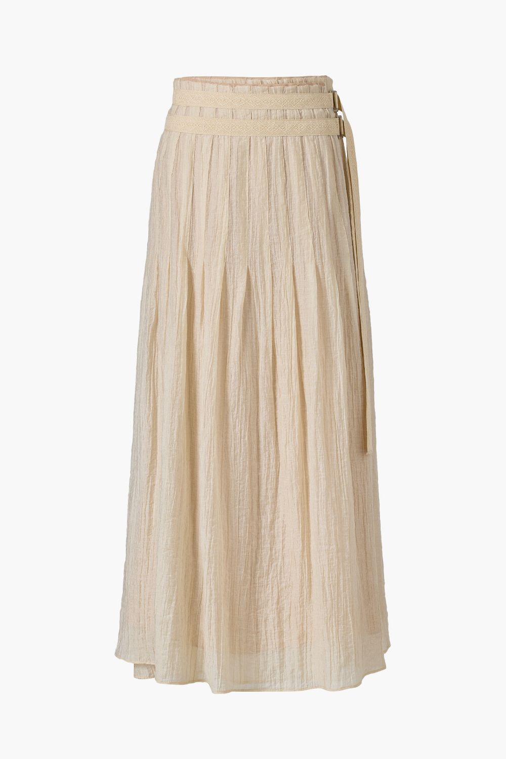 スカート KUME FRILL CHIFFON MIDI SKIRT Skirts