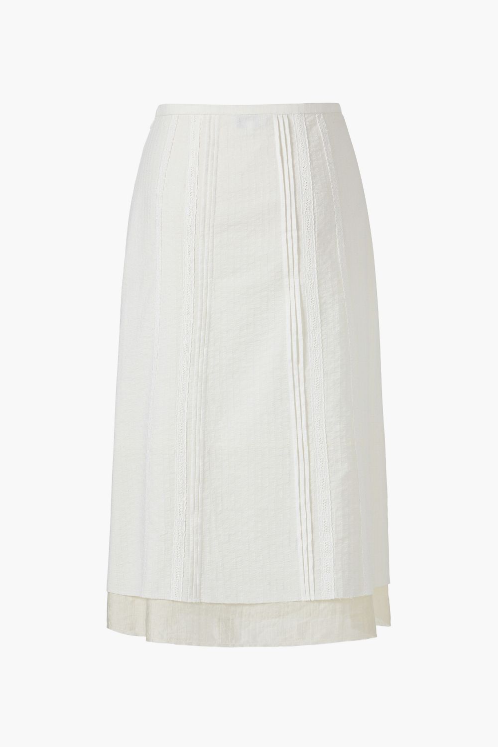 スカート KUME FRILL CHIFFON MIDI SKIRT Skirts