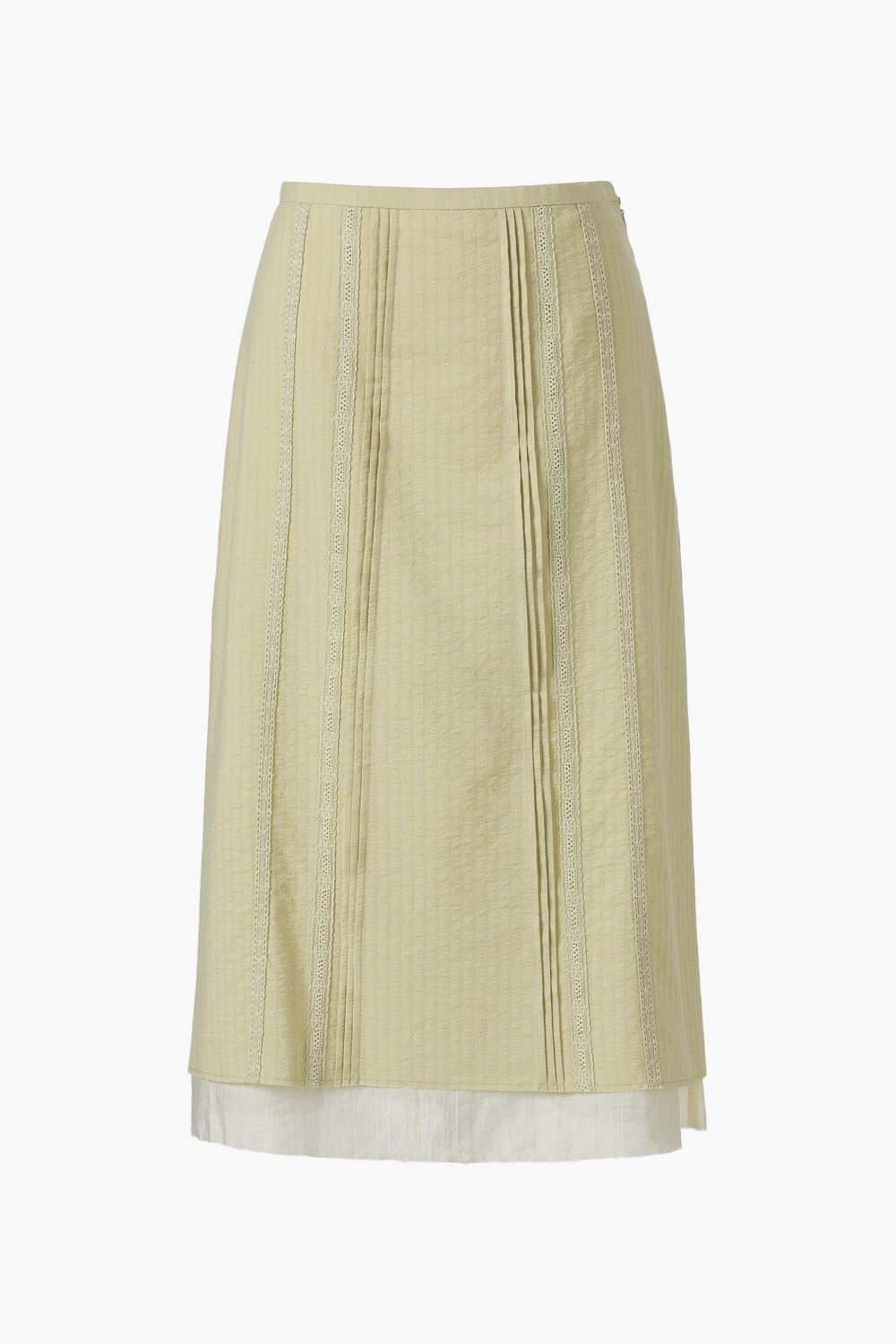 スカート KUME FRILL CHIFFON MIDI SKIRT Skirts