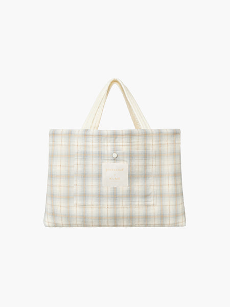 PIonunnal x KUME Milk Reversible Checkered Bag